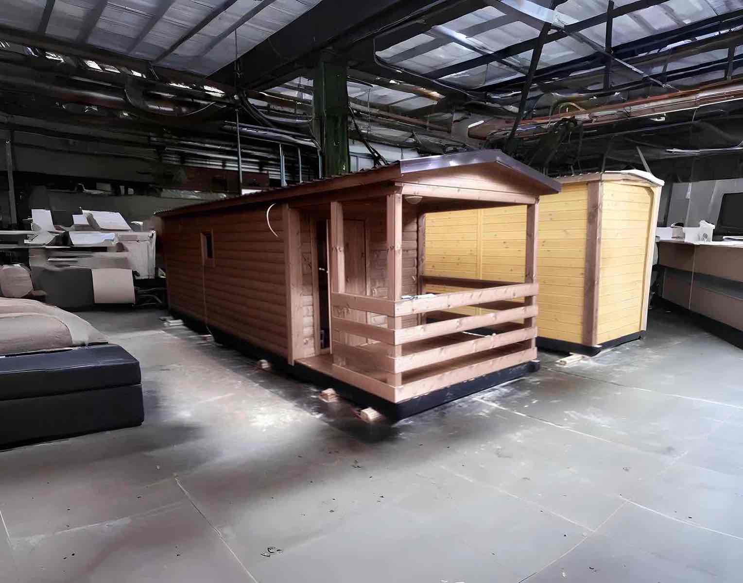 Мобильная баня 2.3х8