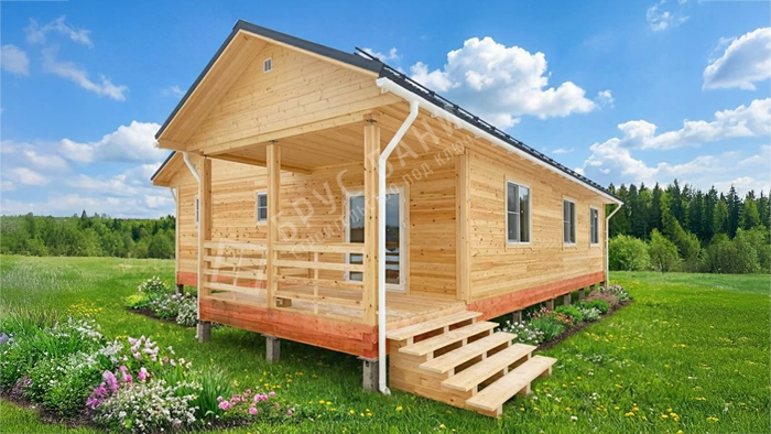 Дом из бруса 10х14.5 Псков