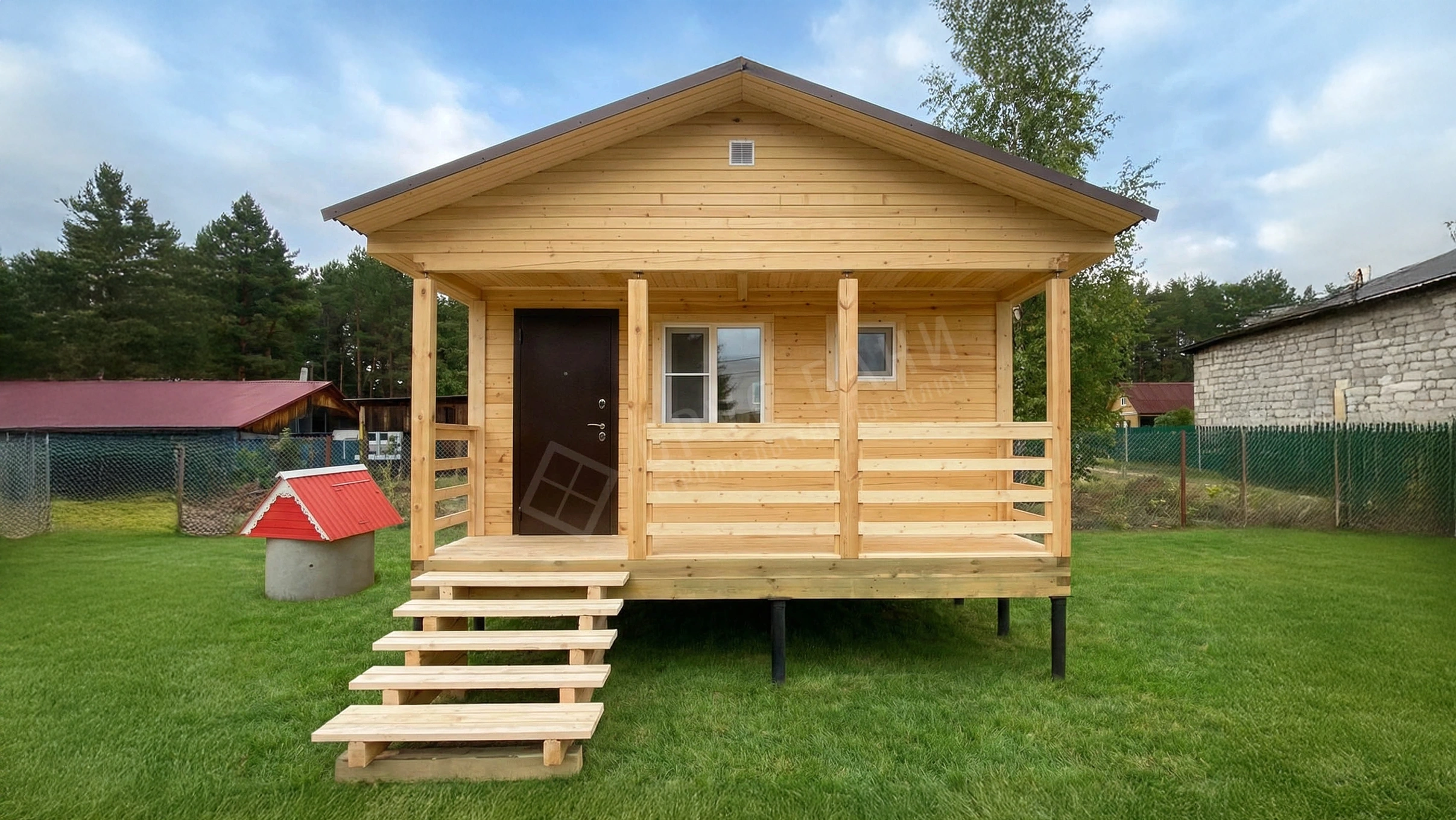 Баня из бруса 4.5х5 Тихорецк