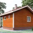 Баня из бруса 6x6 - фотография справа