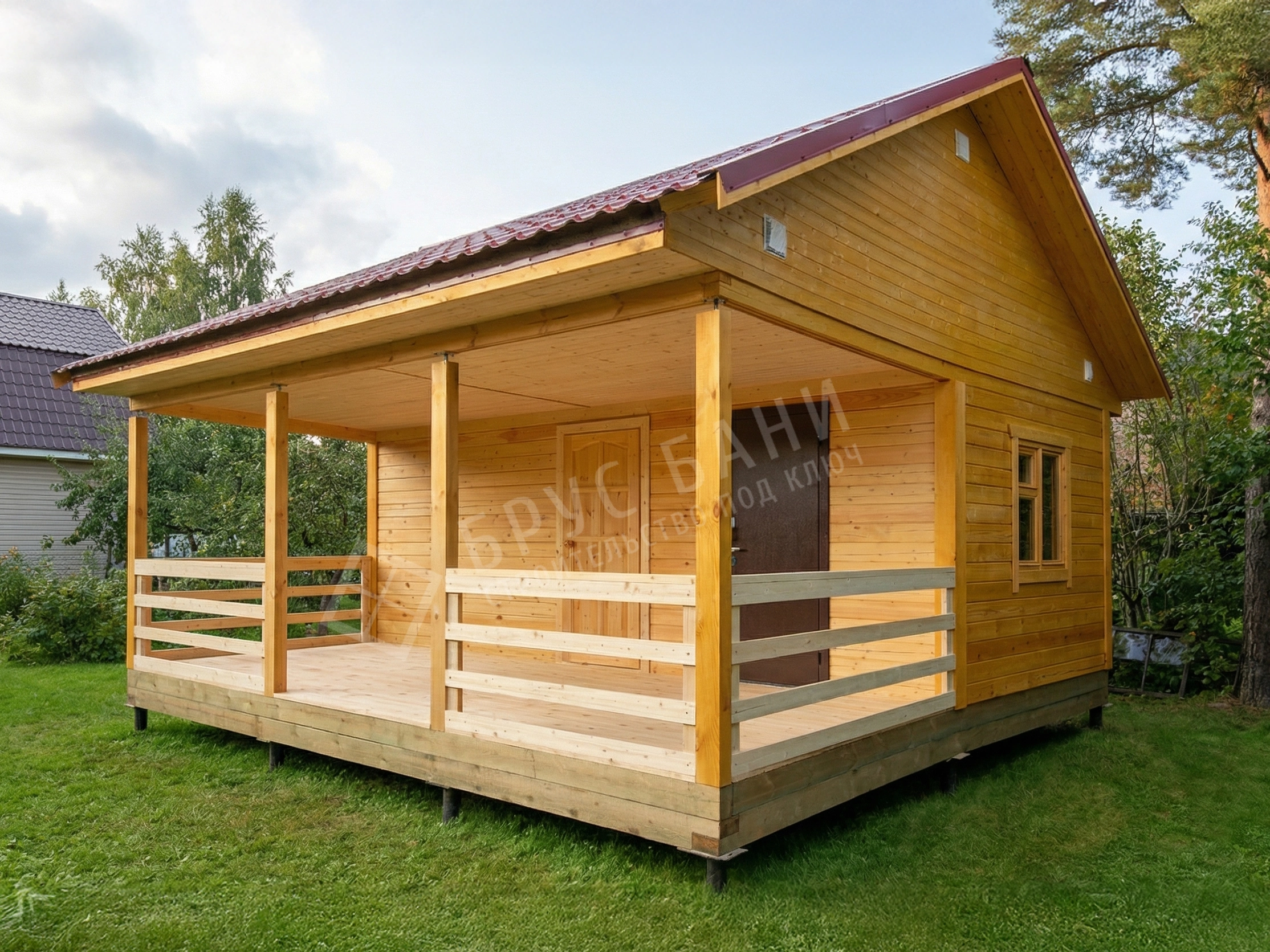 баня из бруса