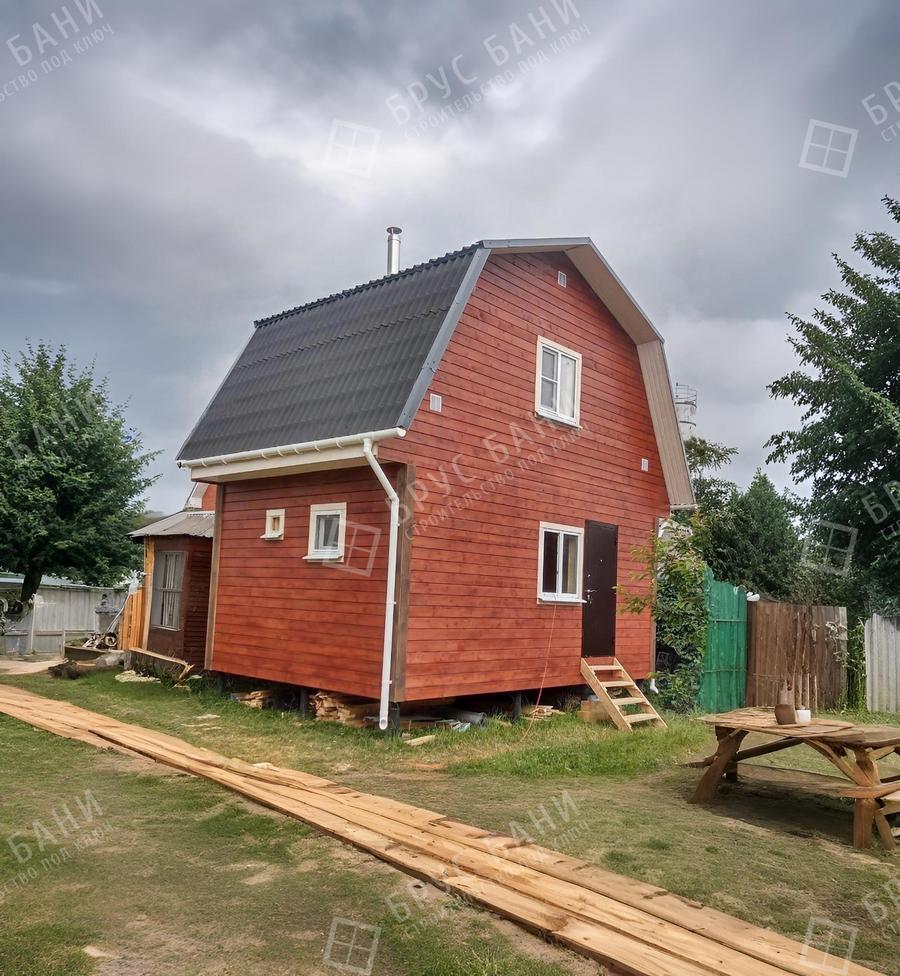 Каркасная баня 4х6 Гатчина