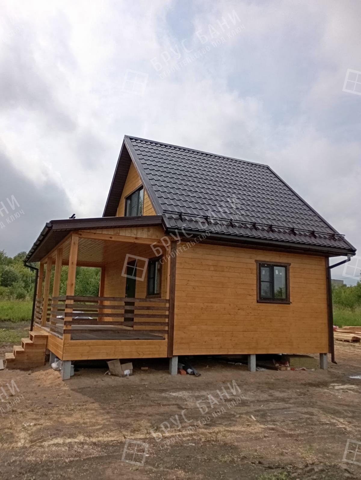 Каркасная баня 7x7.5