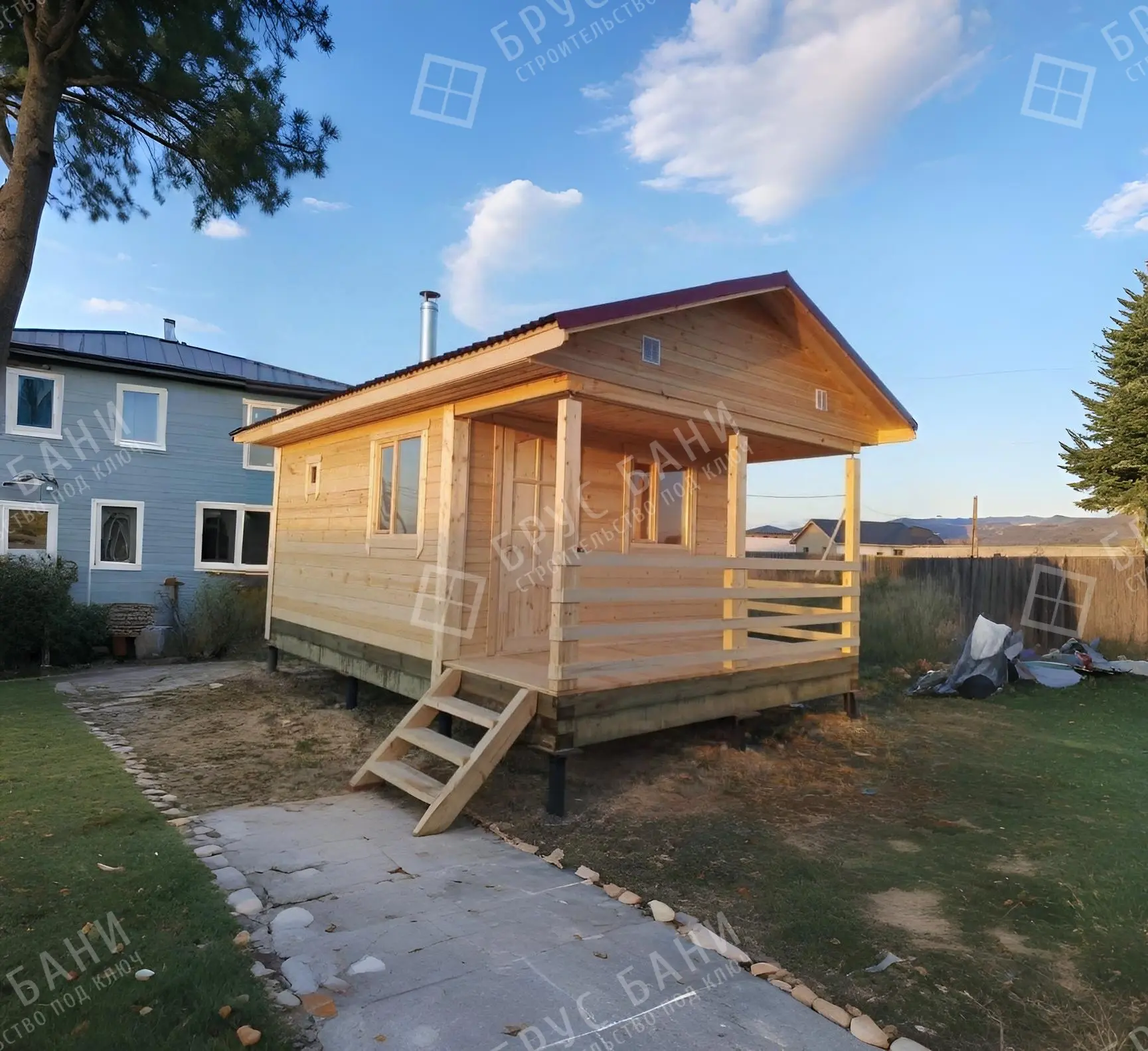 Баня из бруса 