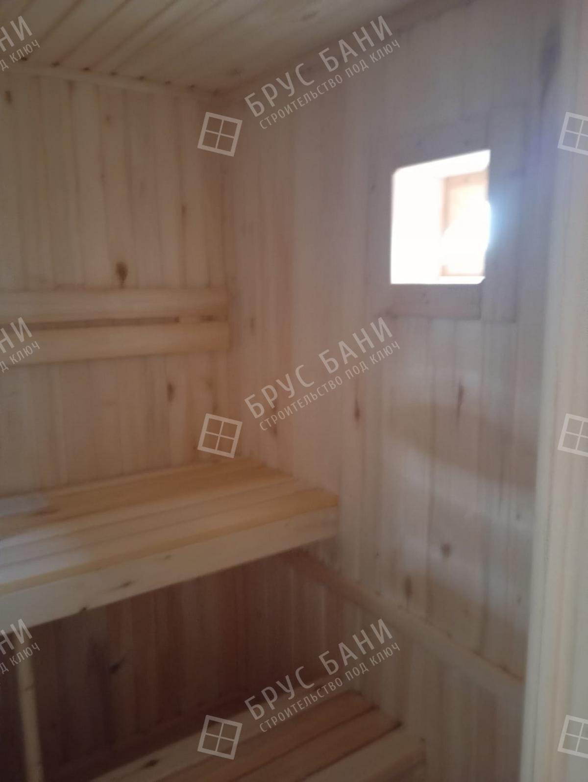 парная в бане из бруса 6х6