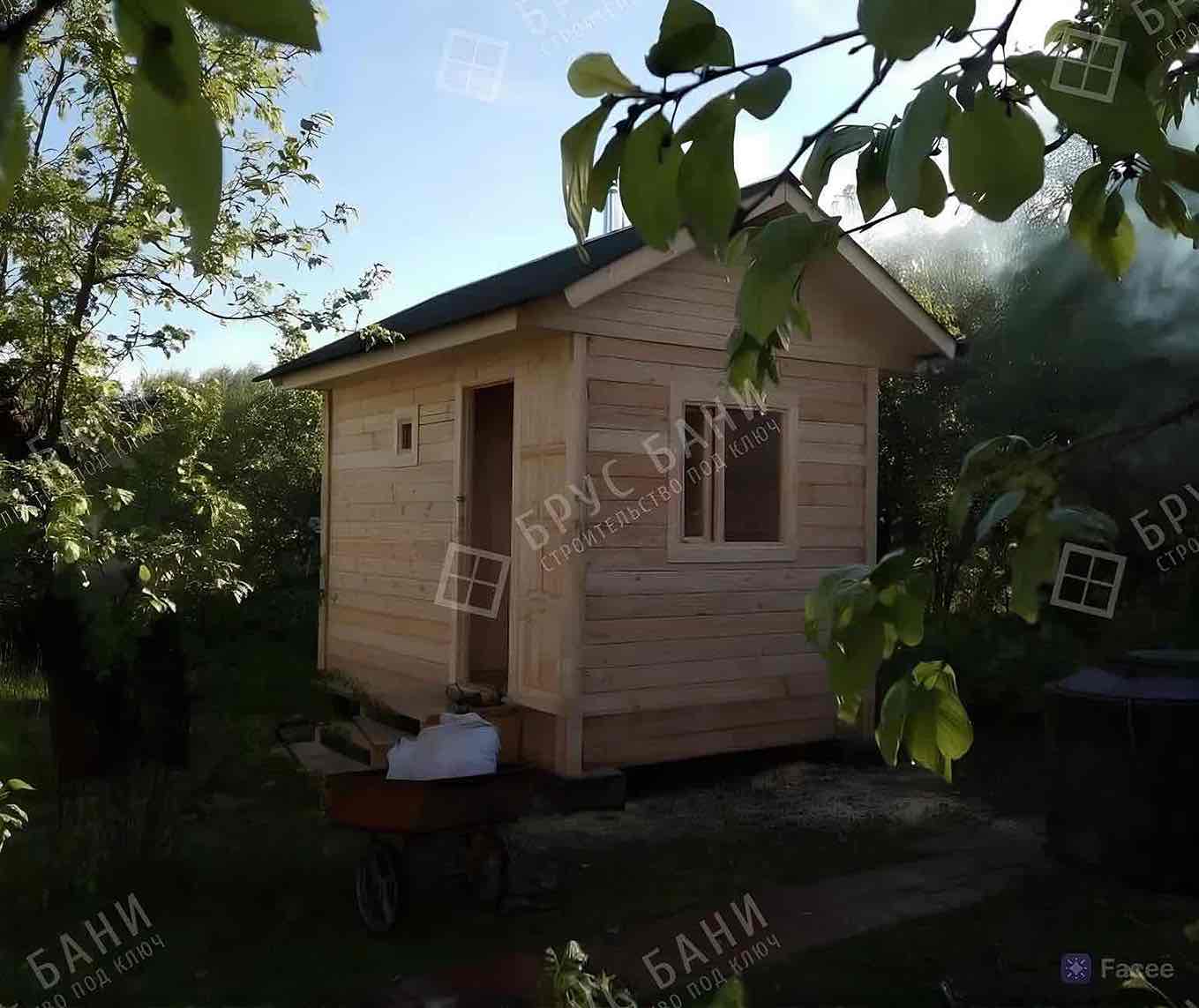 Баня из бруса 2.5х4 Алексин