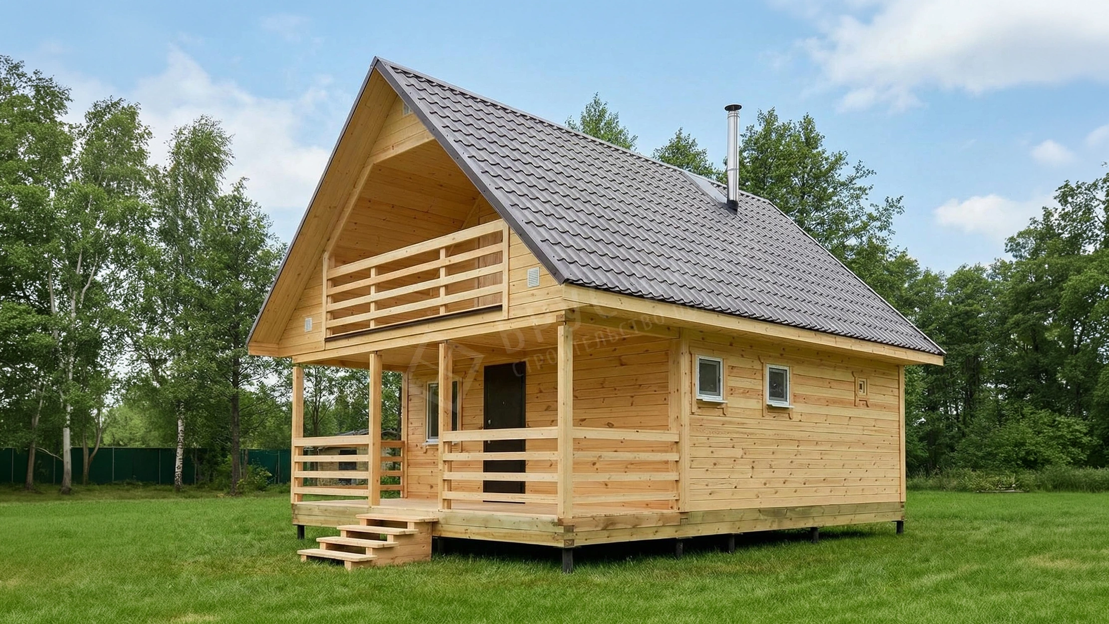 Баня из бруса 6х6 Всеволожск