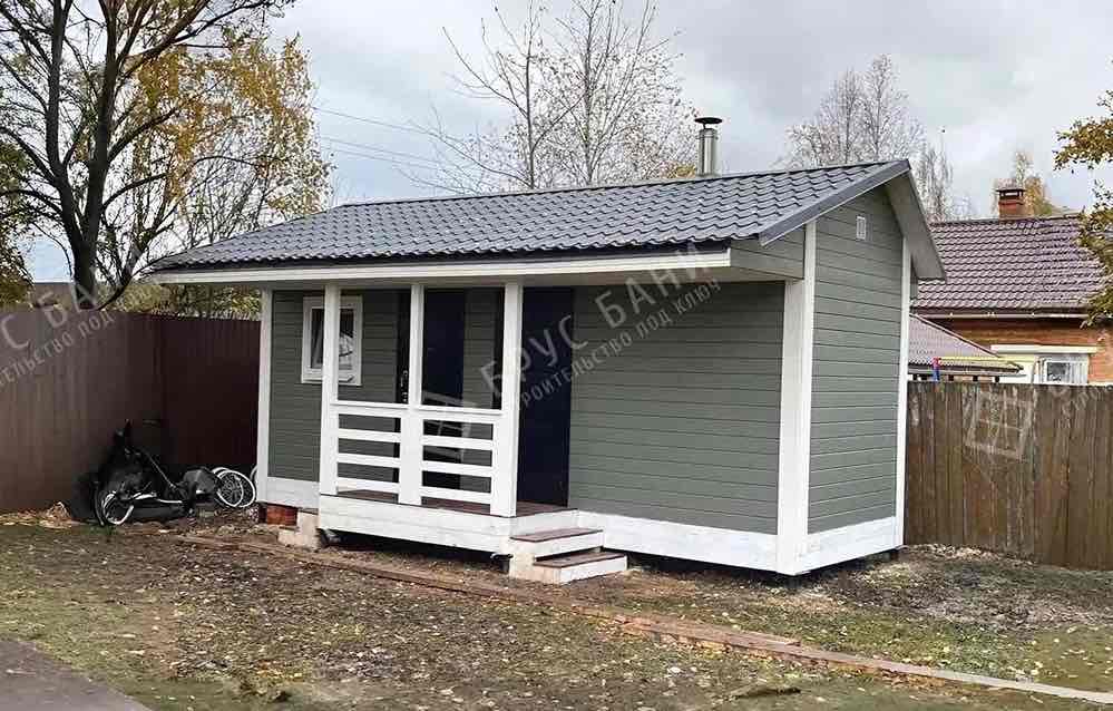 Баня из бруса 2.3х7 Индивидуальный проект