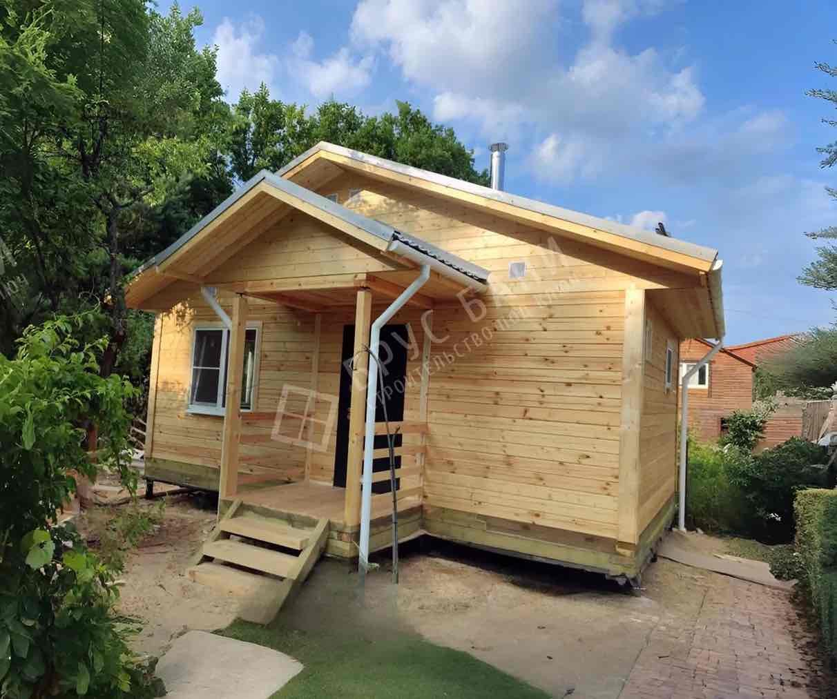 Баня из бруса 4.5х7.5 Богородицк