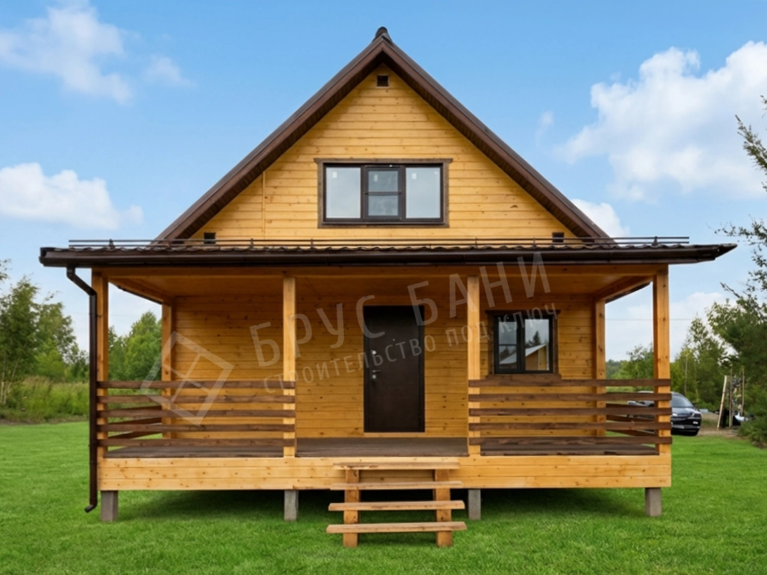 Каркасная баня 7x7.5