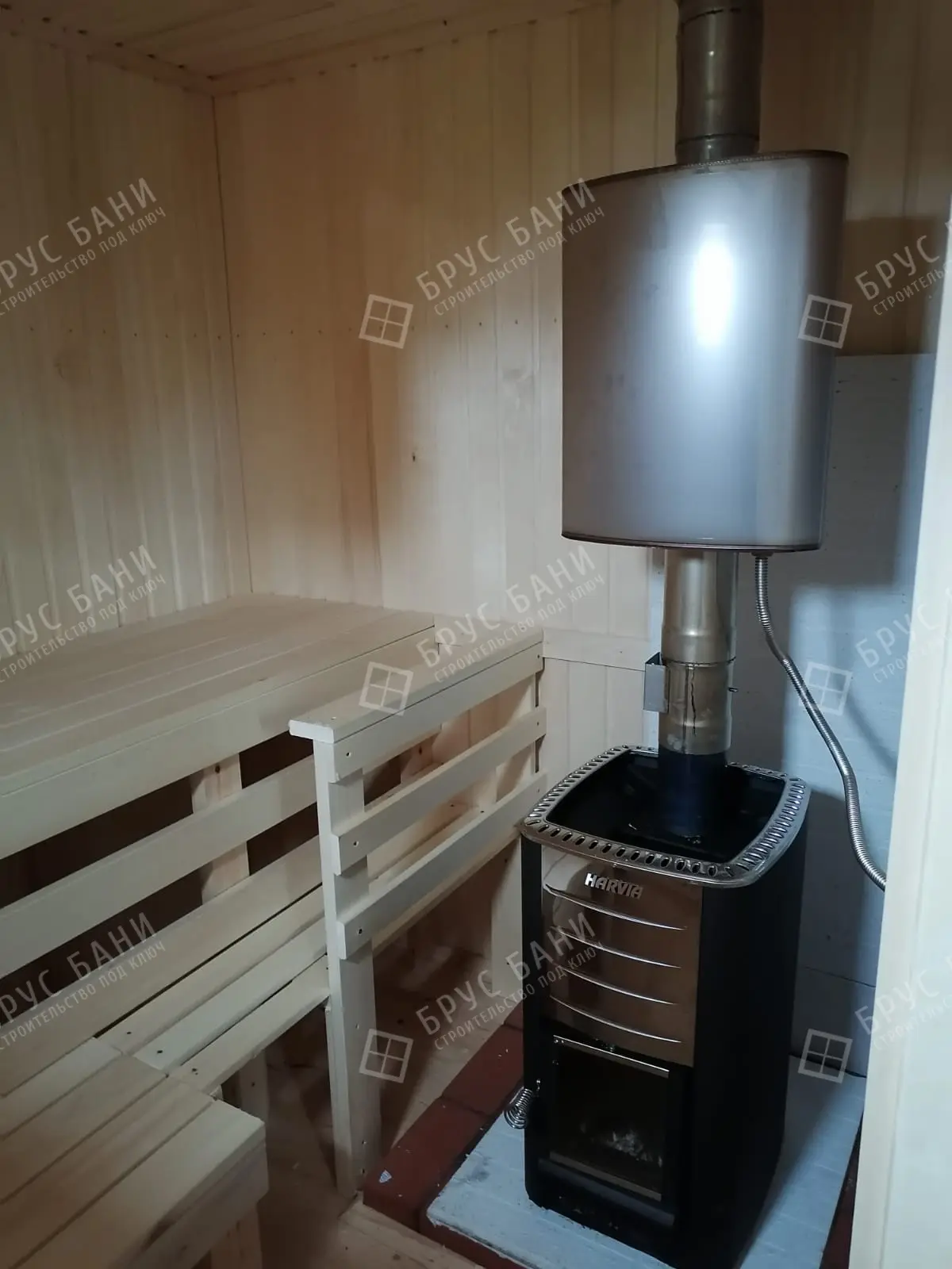 Печь с котлом самоварного типа