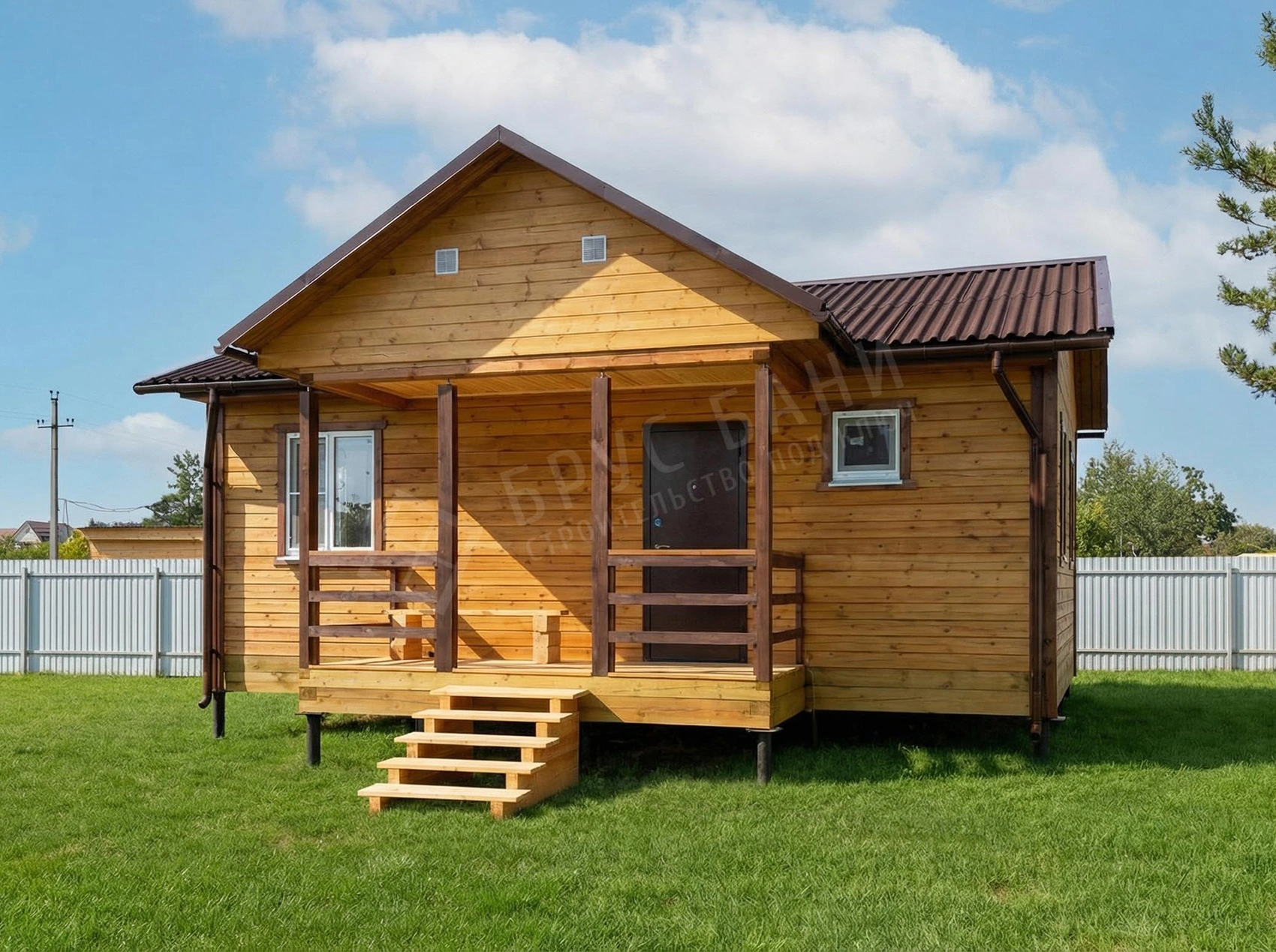 Баня из бруса 6х8