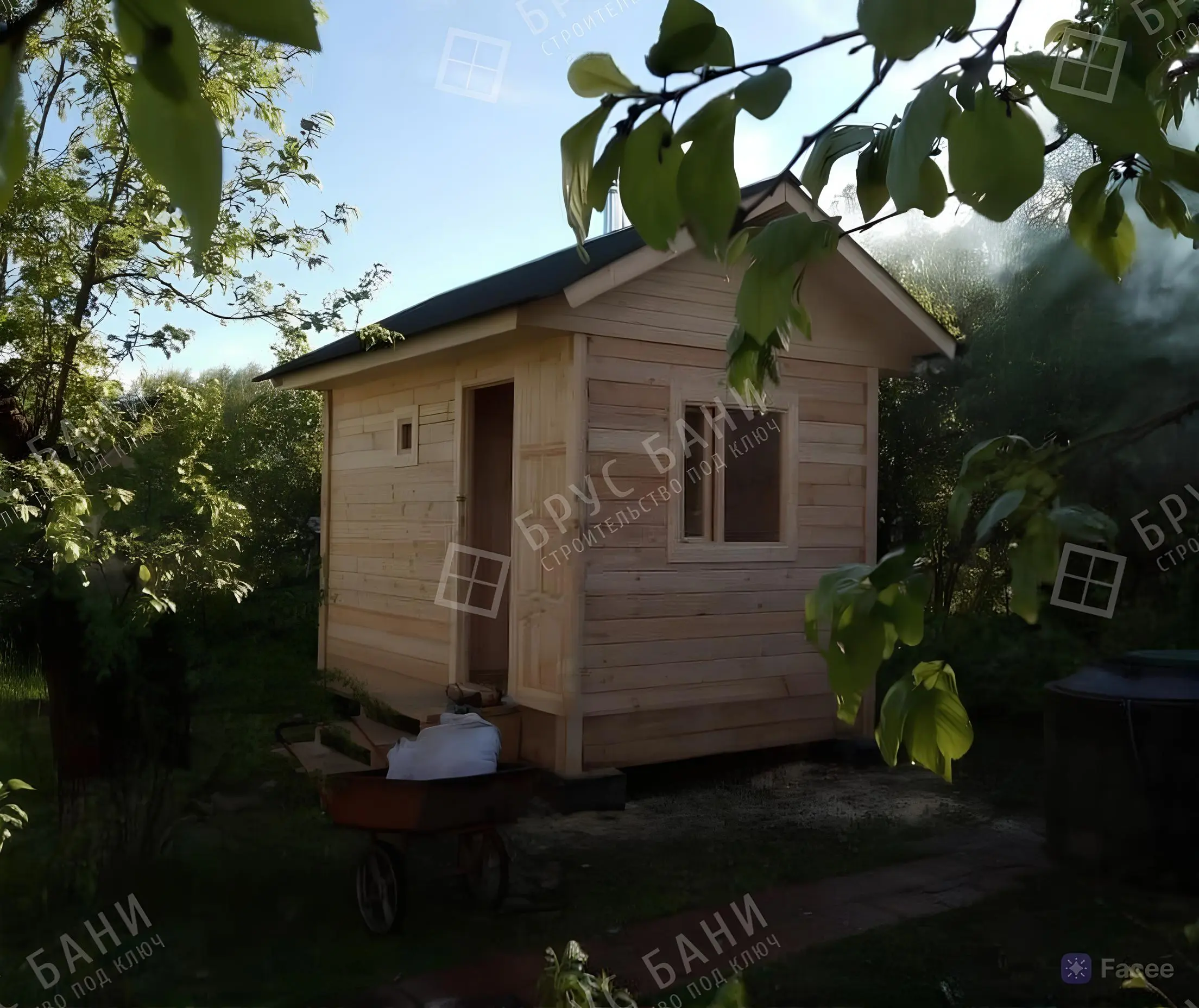 Баня из бруса  2,5х4