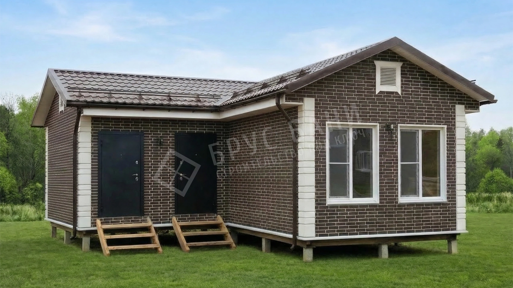 Каркасная баня 8х8 Брянск