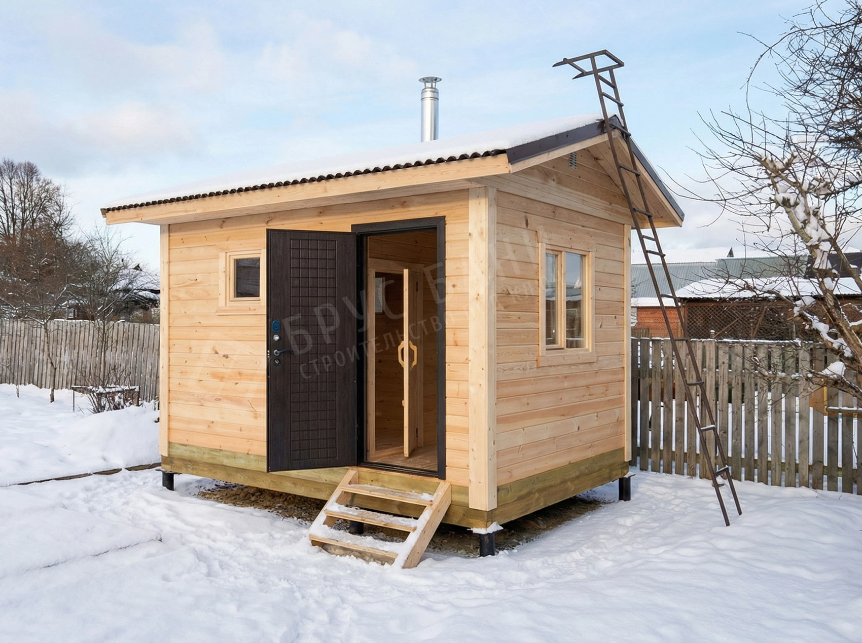 Баня из бруса 3х4