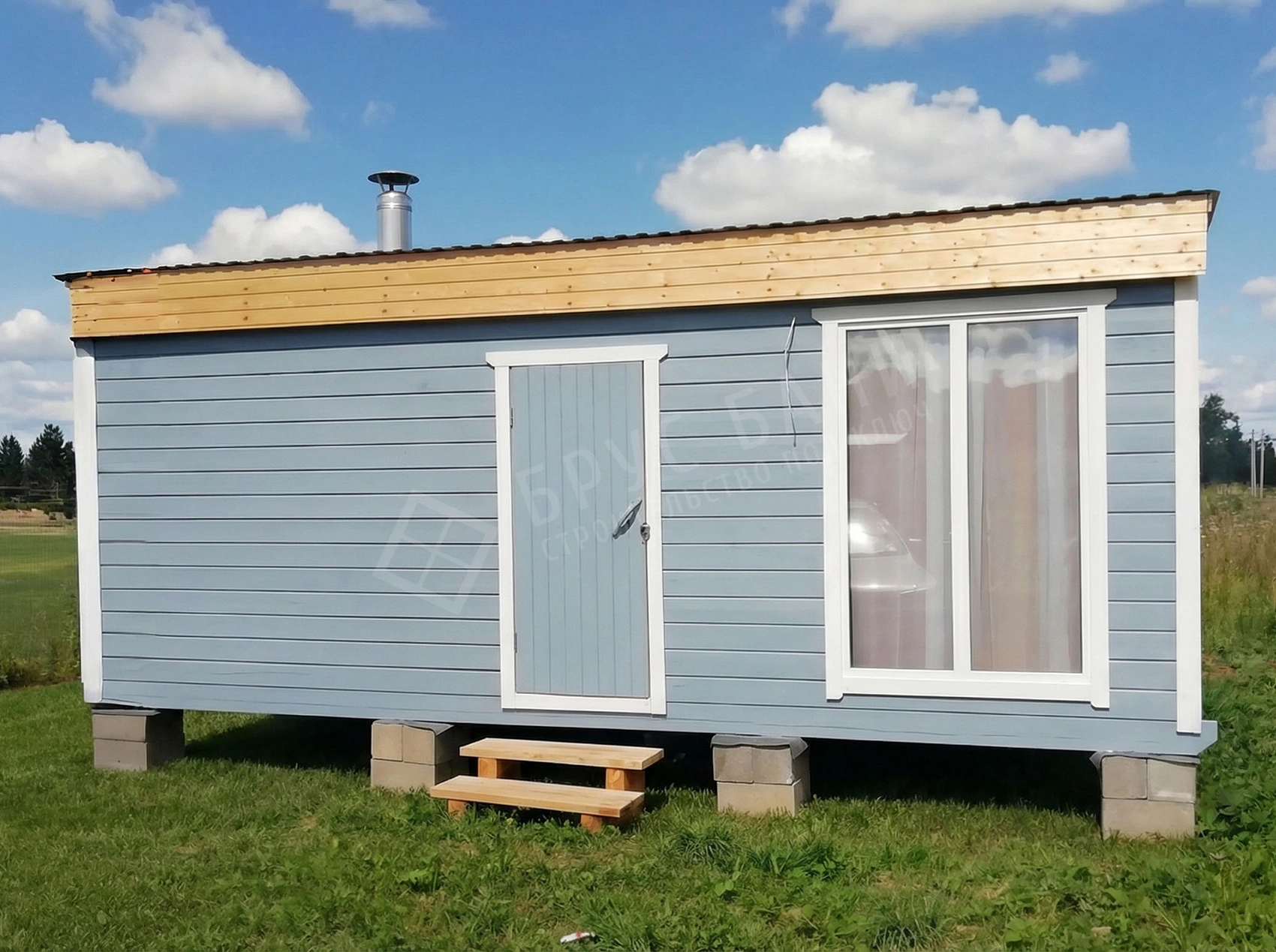 Готовая баня 2.3х6