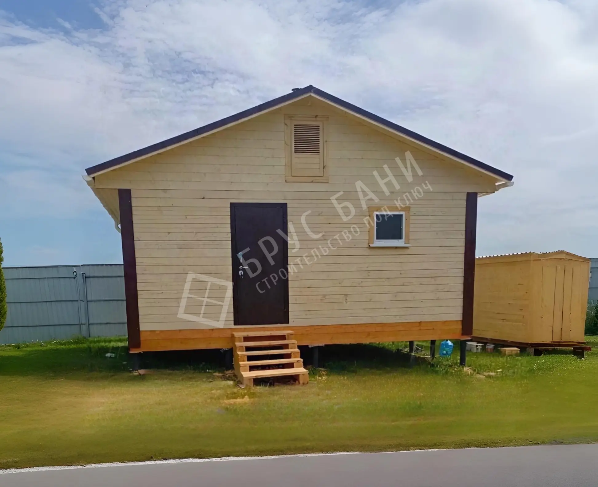 Каркасная баня 5х6