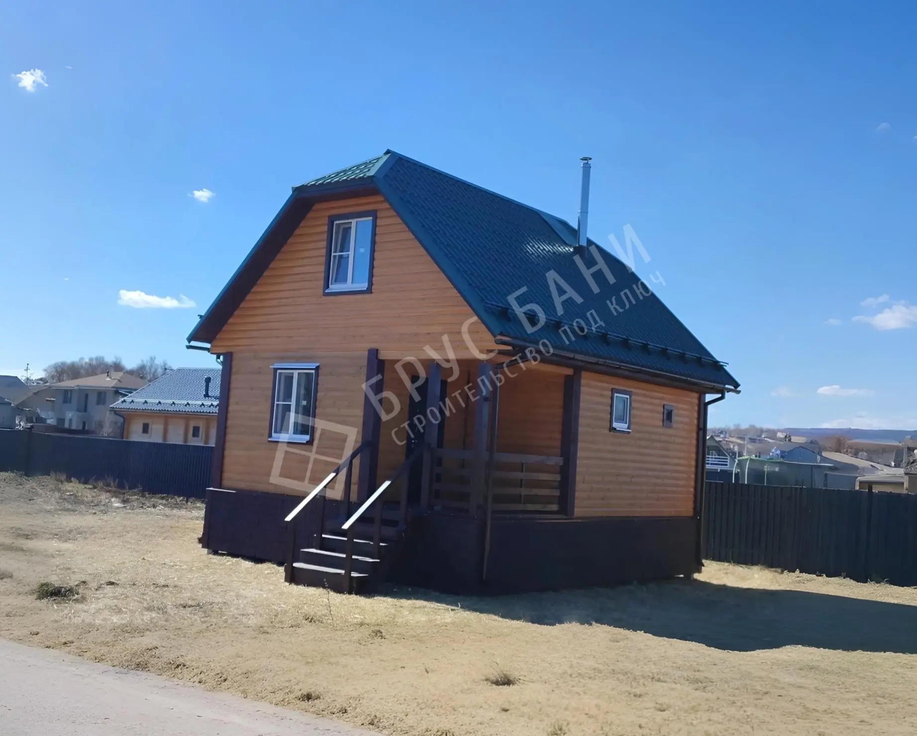 Баня из бруса 6х7,5. Номер договора 627416