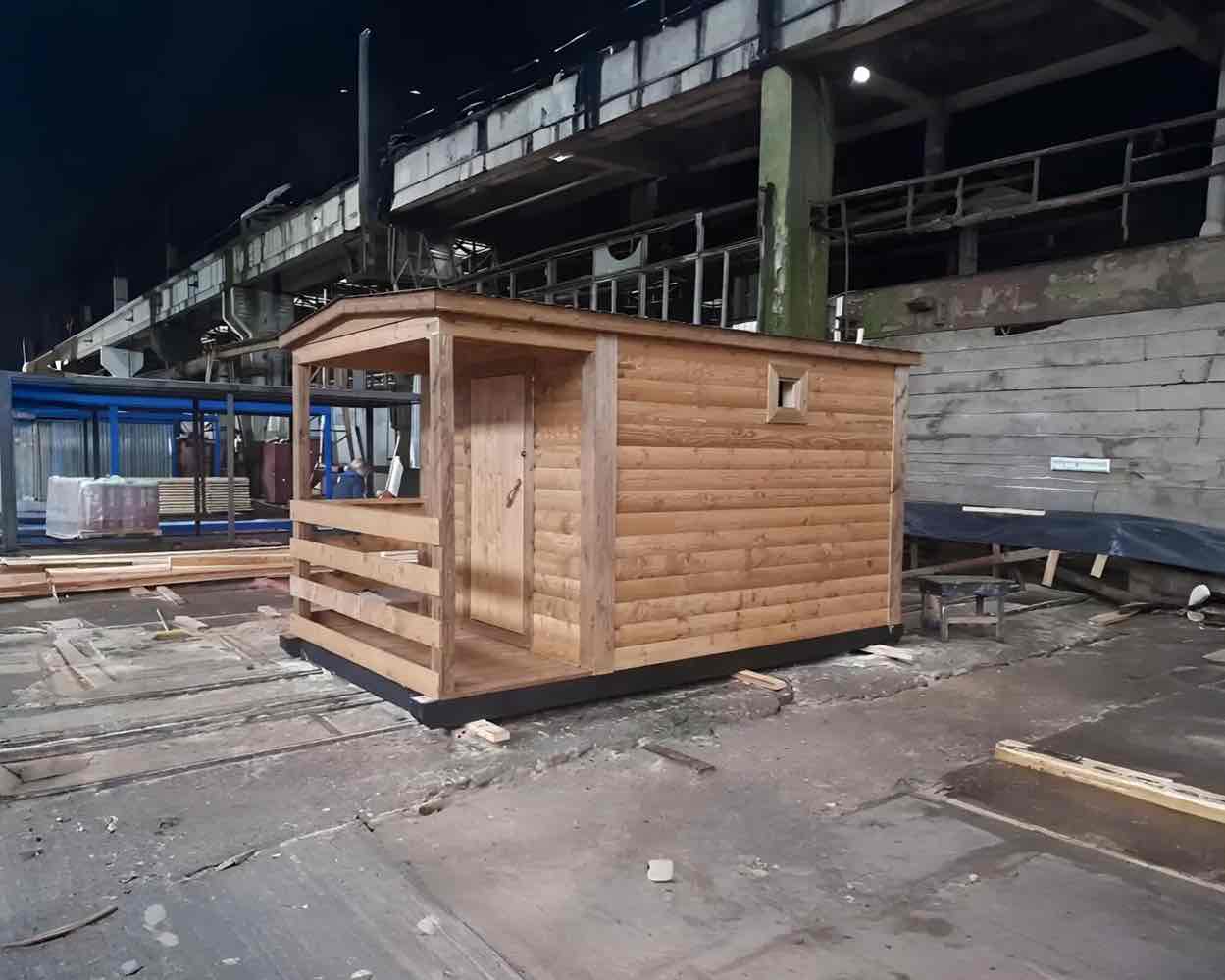 Мобильная баня 2.3х4