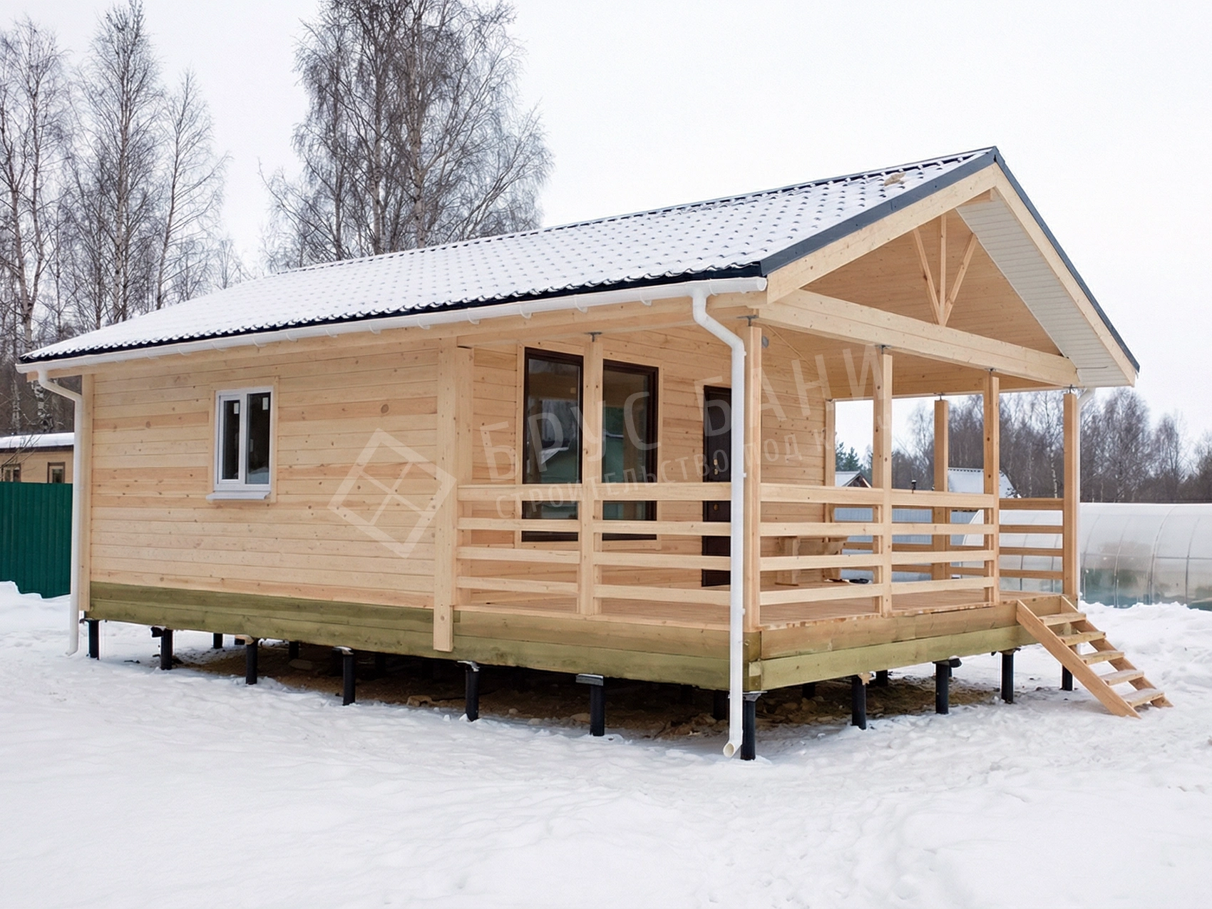 баня из бруса