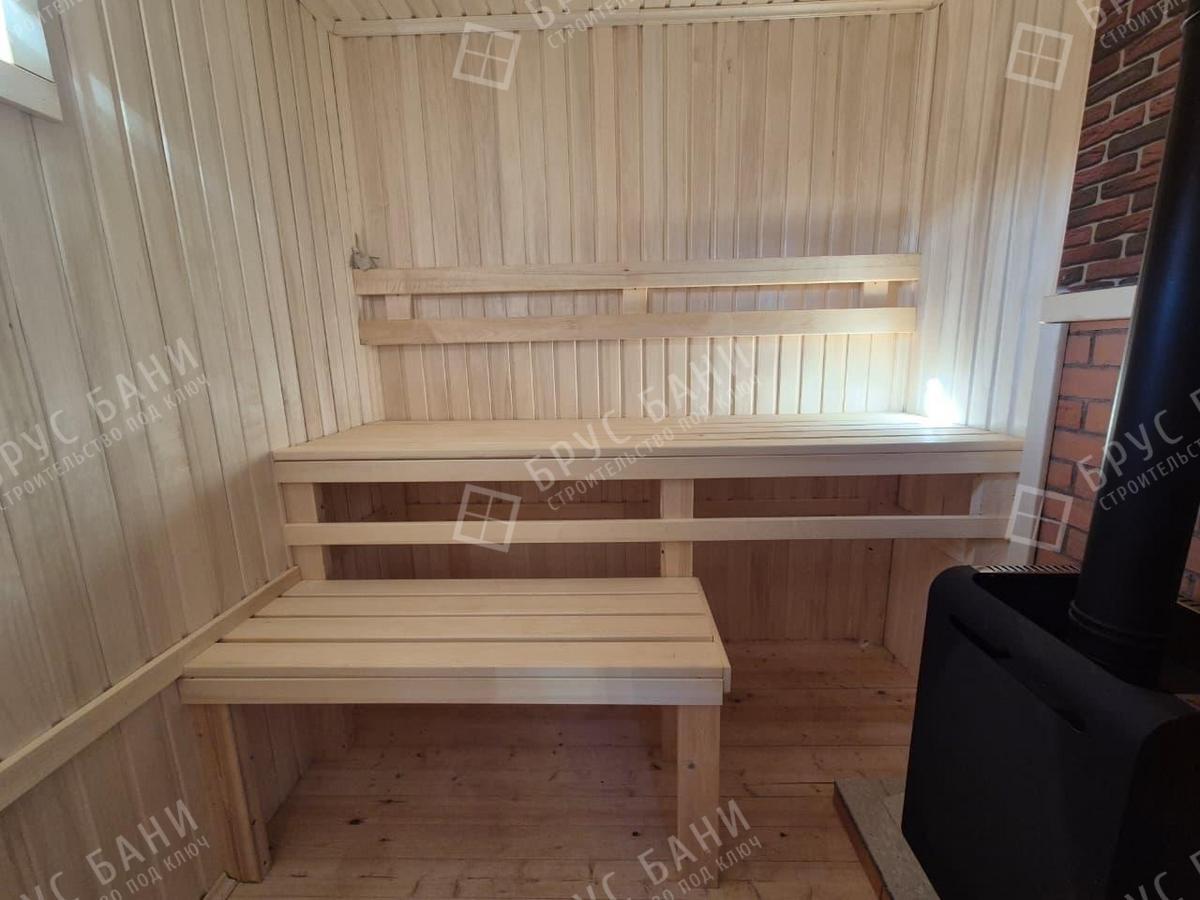 Парная в каркасной бане 6х6