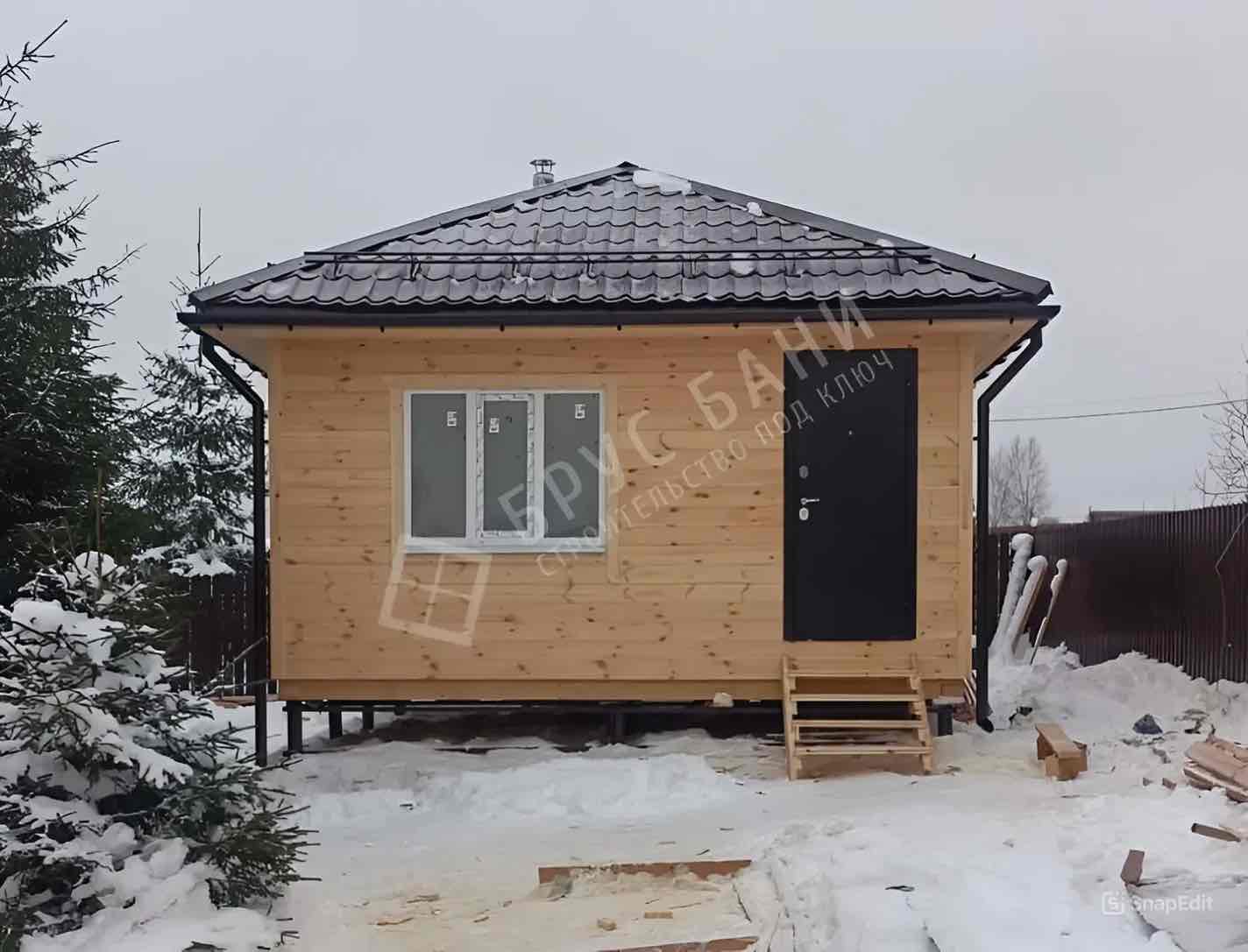 Каркасная баня 5х5 Тотьма