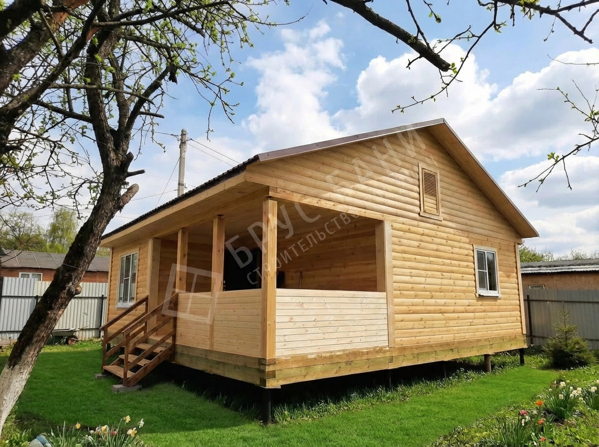 Дом из бруса 8х8