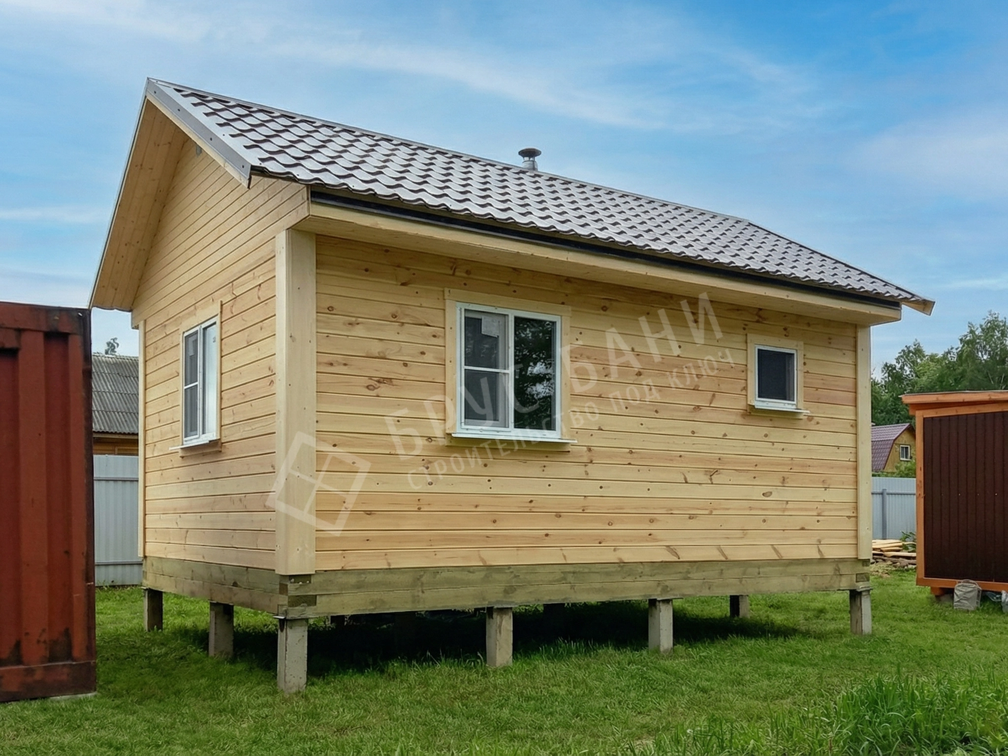 Баня из бруса 4х6