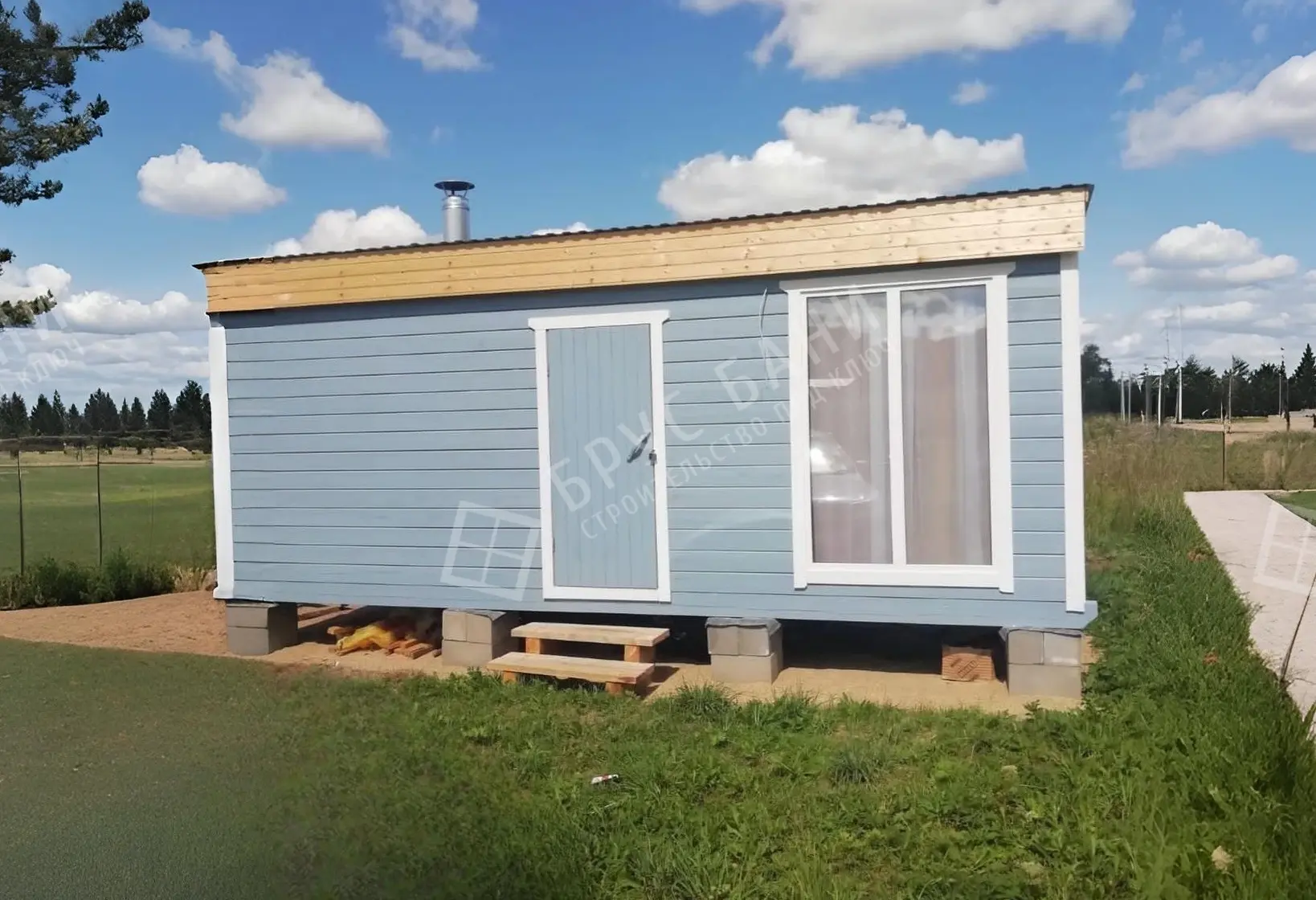 Готовая баня 2.3х6