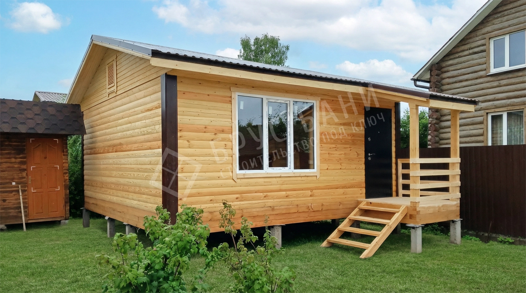 Баня из бруса 6х6 Домодедово