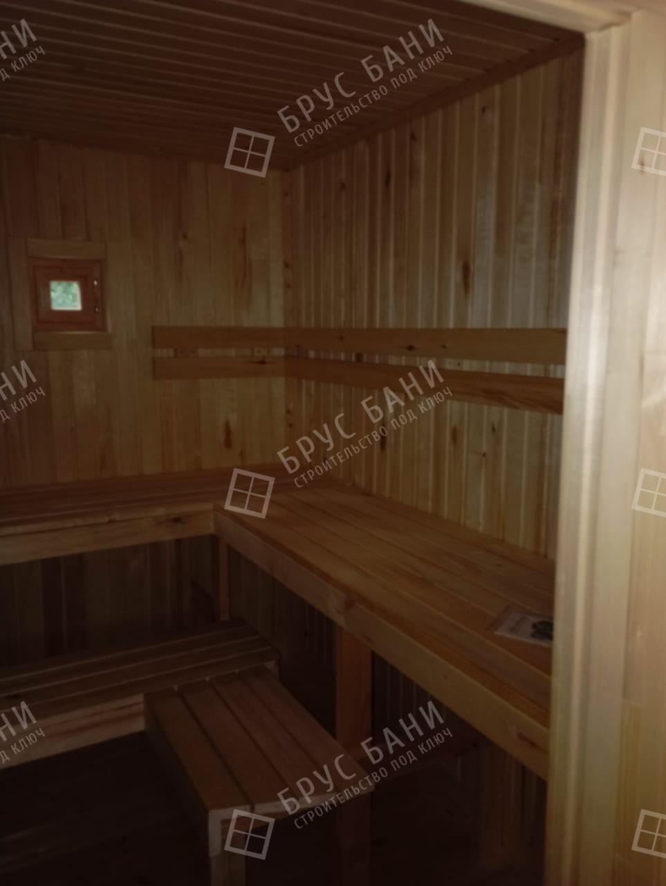 Полки в каркасной бане 4х6