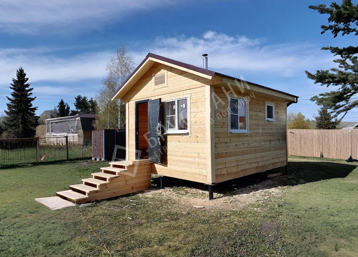 Баня из бруса 4х5 Луга