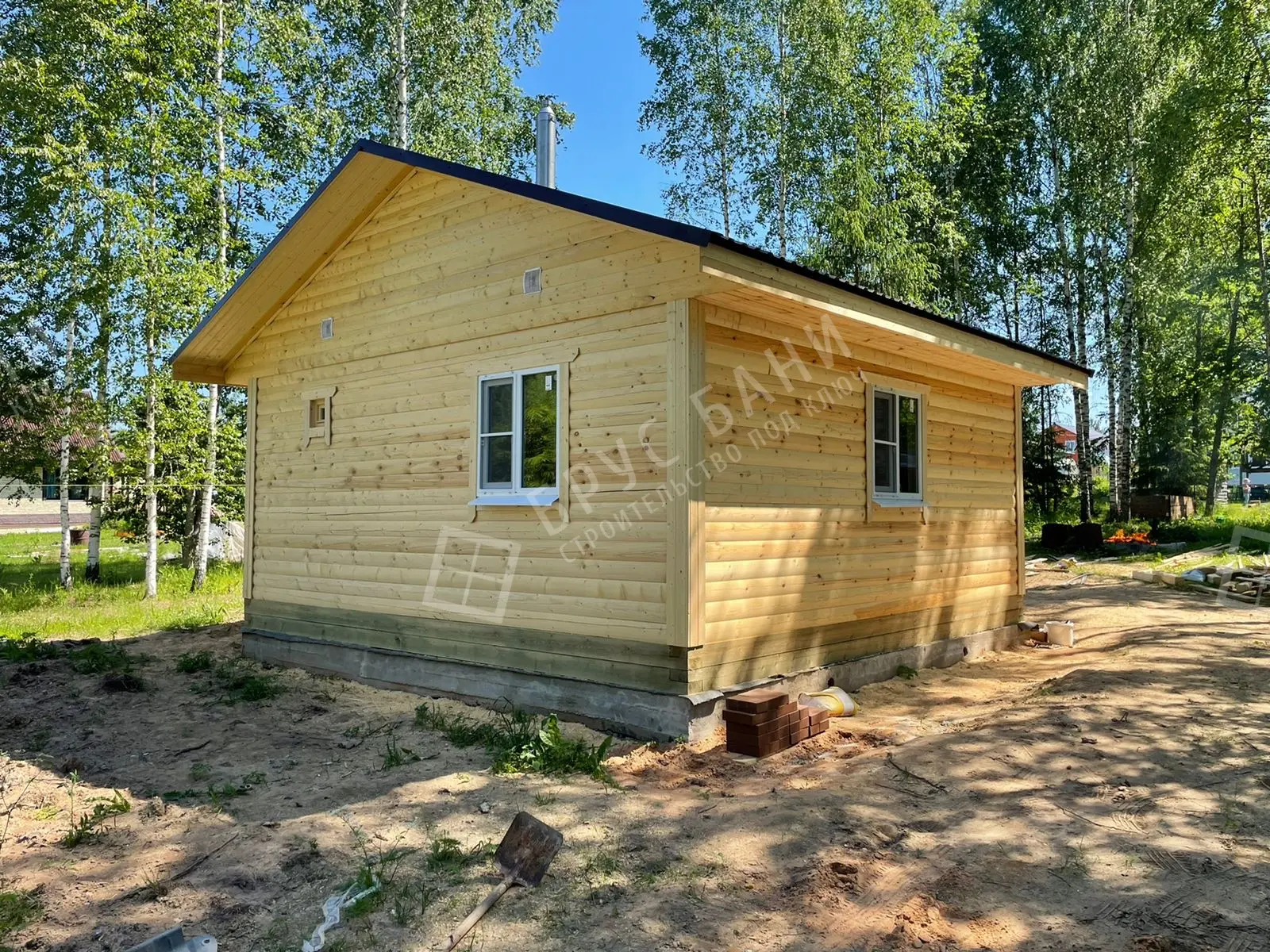 Баня из бруса 6х6