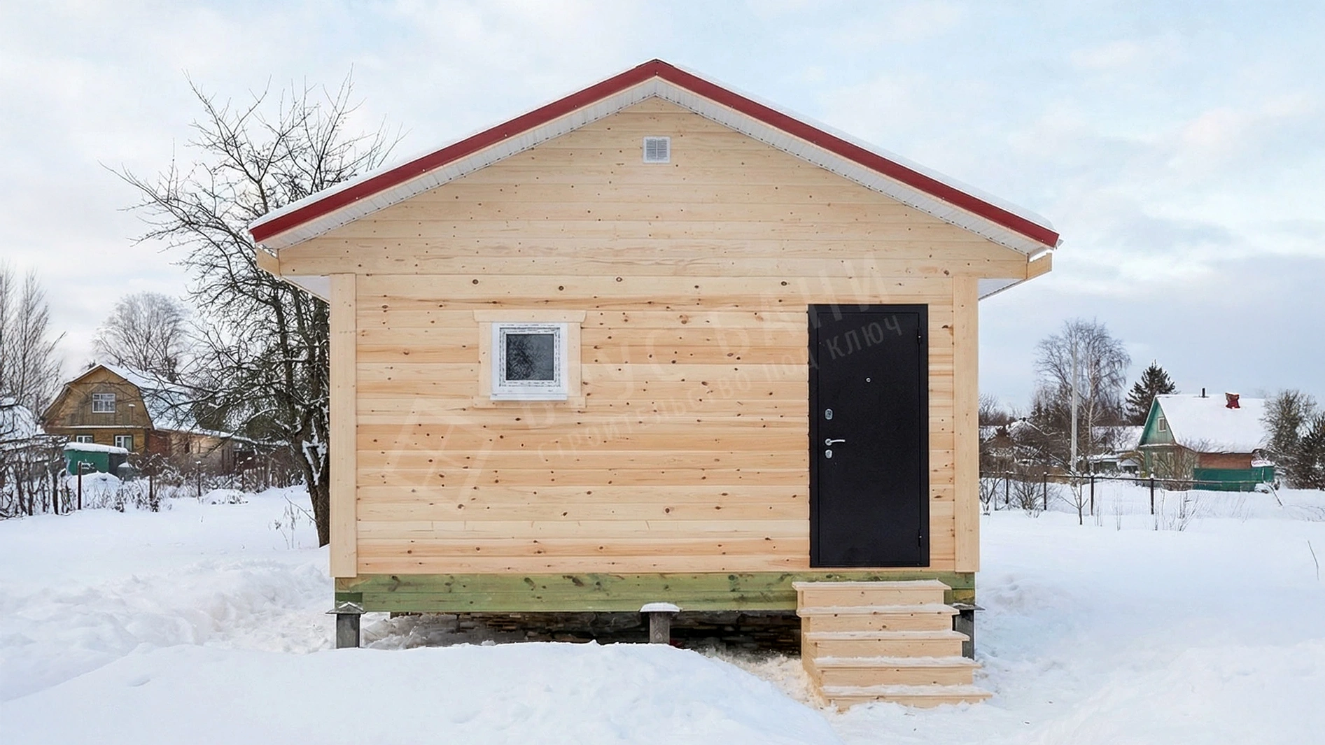 Баня из бруса 4х5 Тотьма