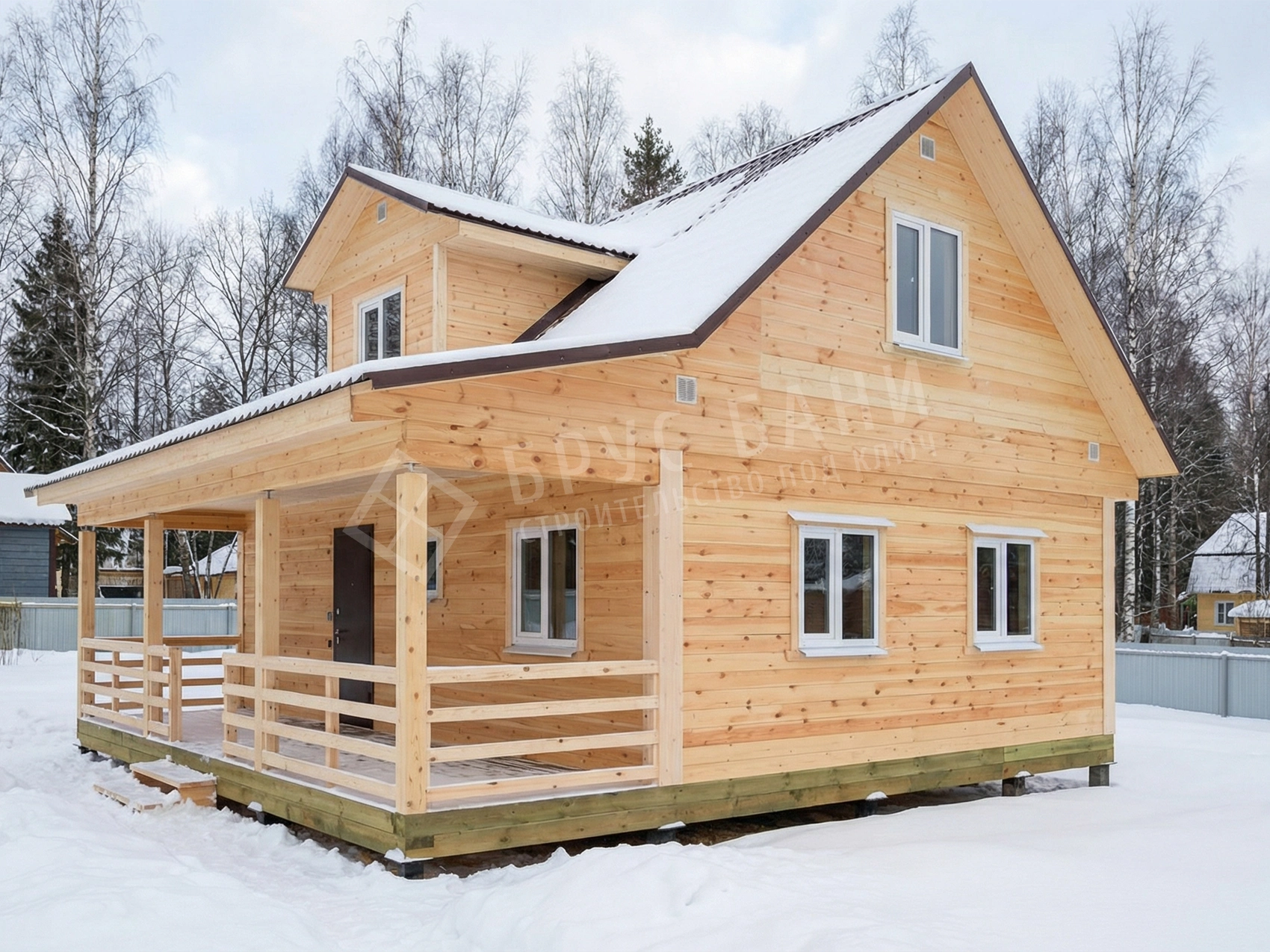 Баня из бруса 6х9