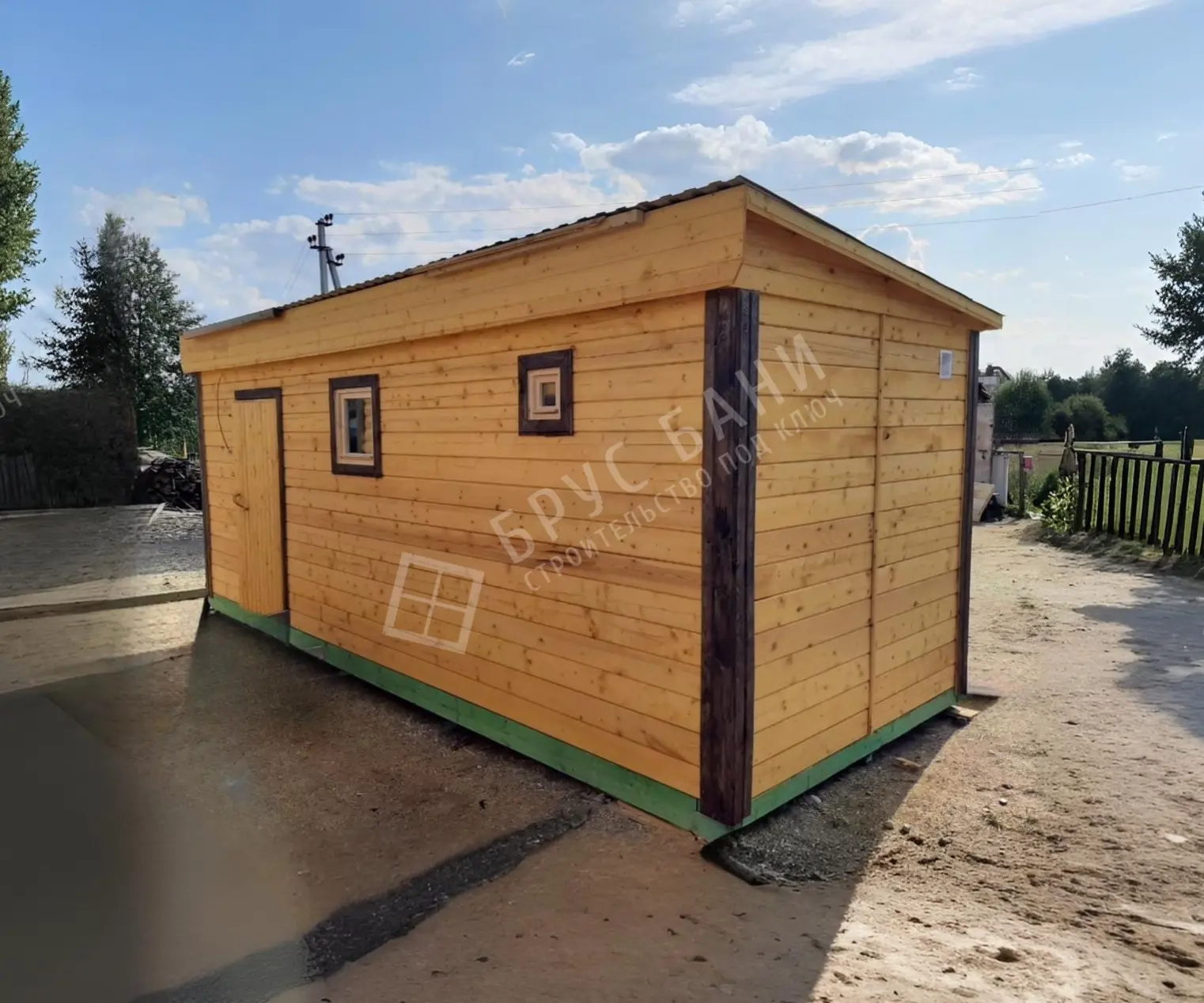 Мобильная баня 2,3х6