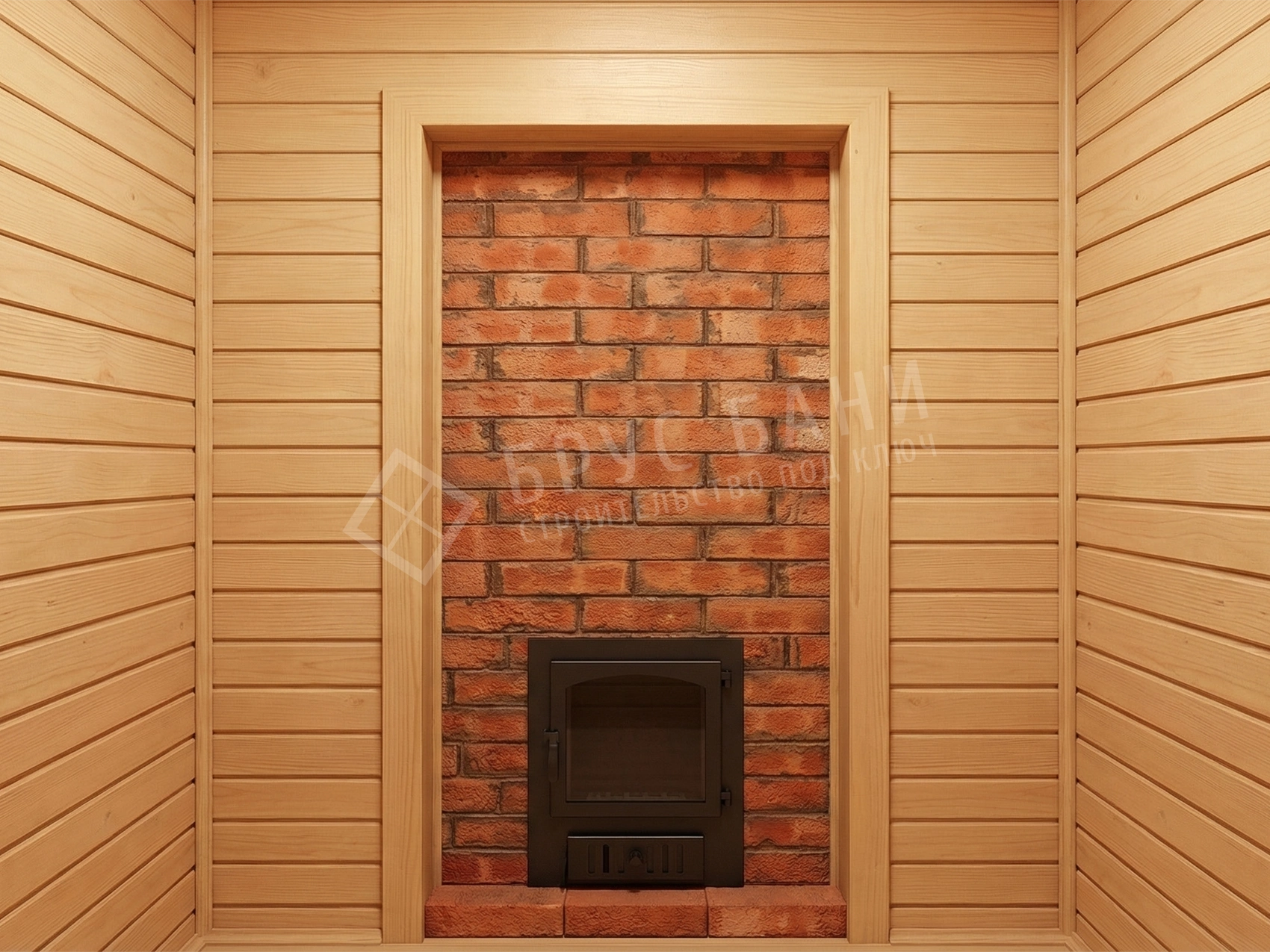 Портал печи в бане