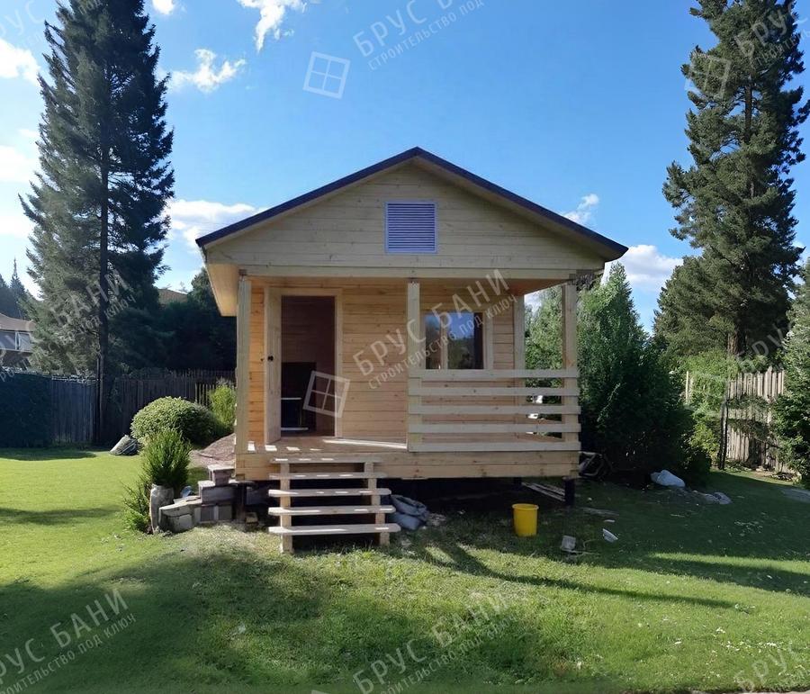 Баня из бруса 4х6 Тихвин