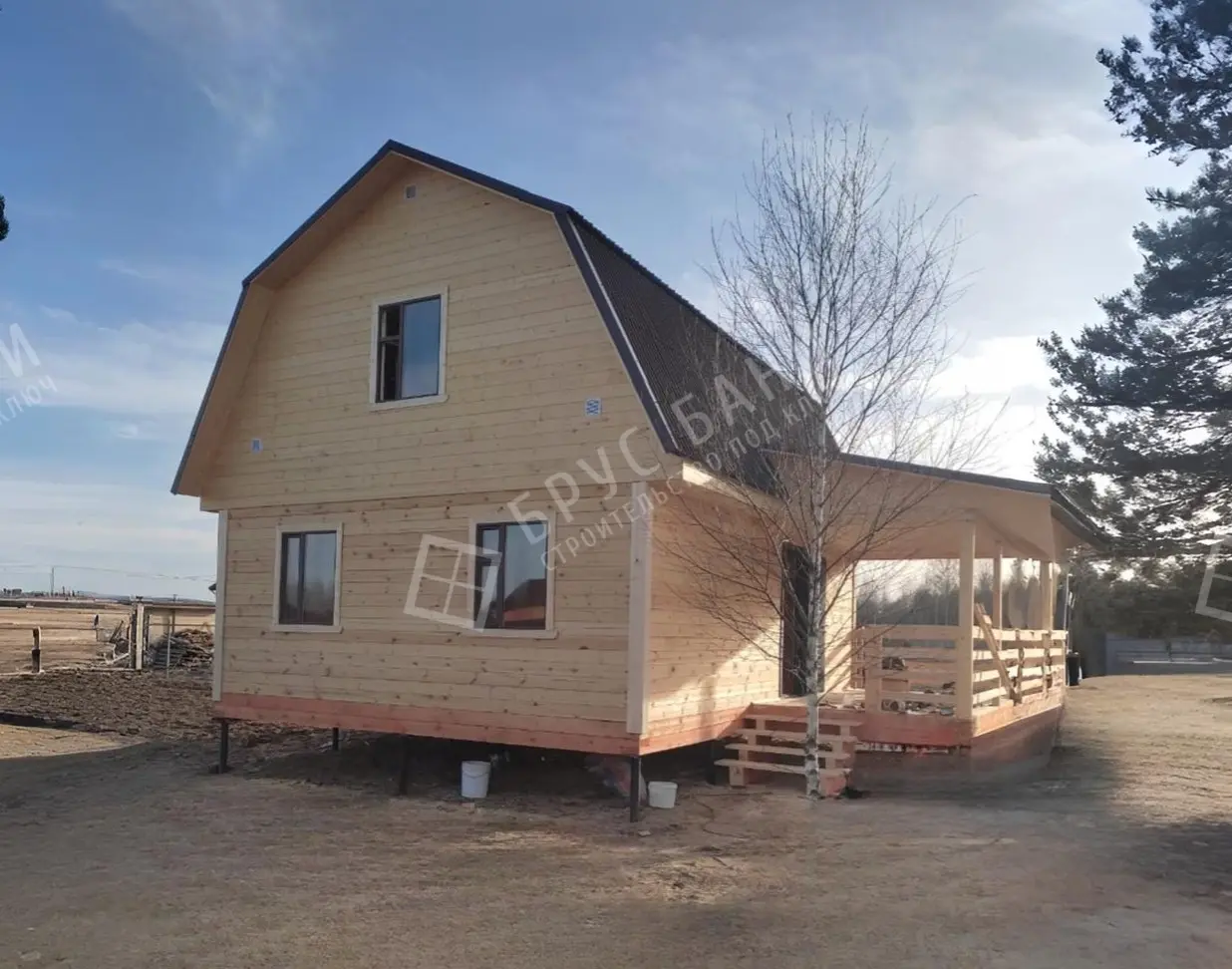 Дом из бруса 6х8 Муром