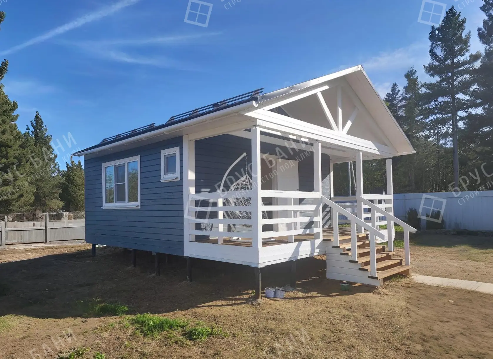 Баня из бруса 6х8