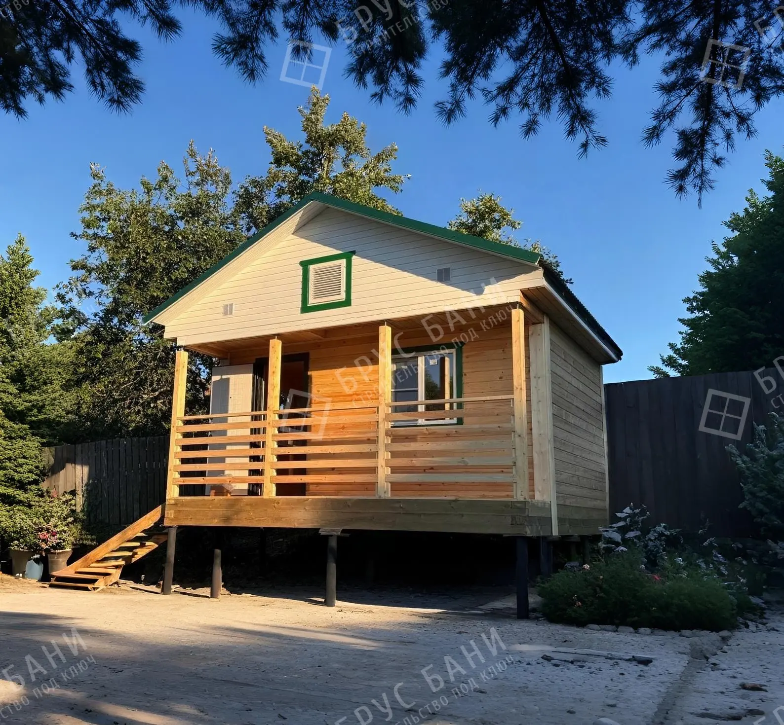 Баня из бруса 4.5х5, Номер договора 203682