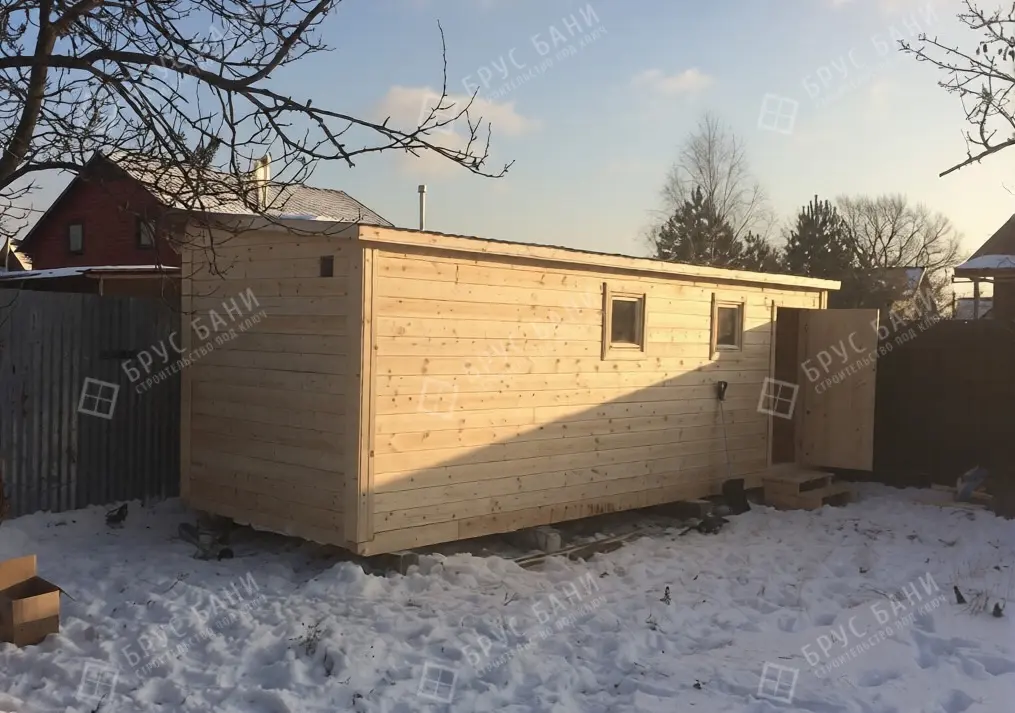 Мобильная баня  2,3х7