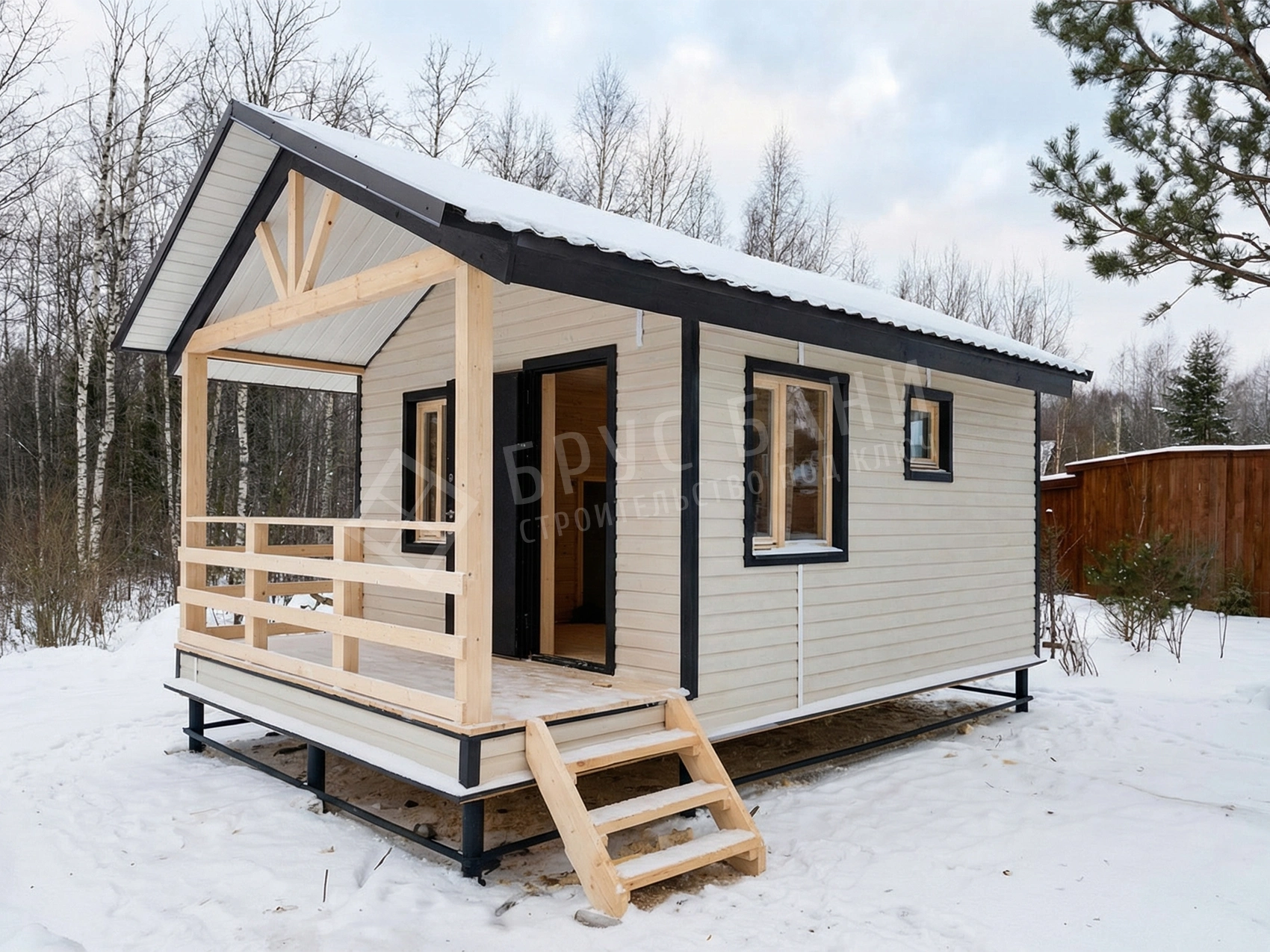 Каркасная баня под ключ