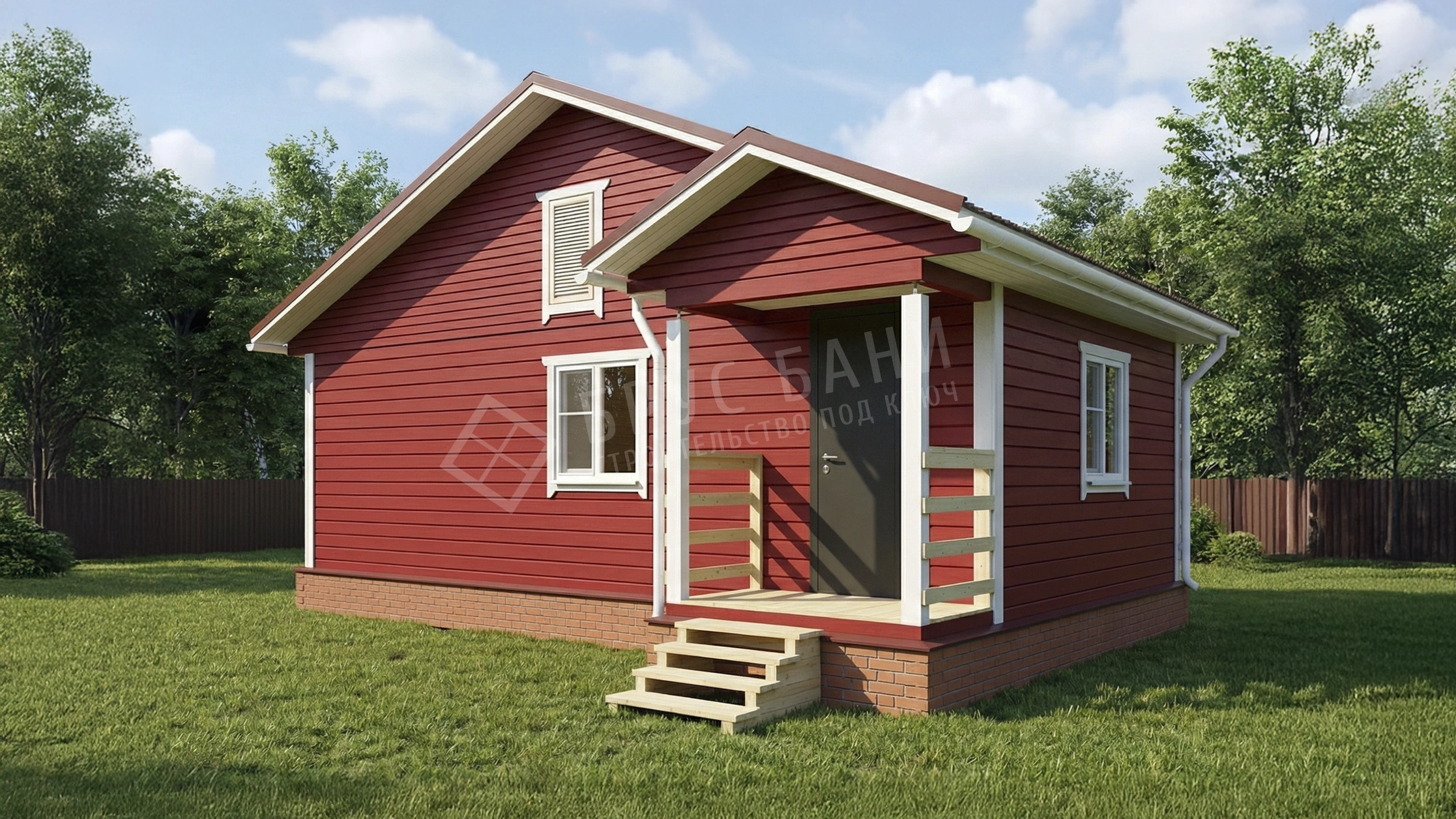 Баня из бруса 5х8 Балашиха