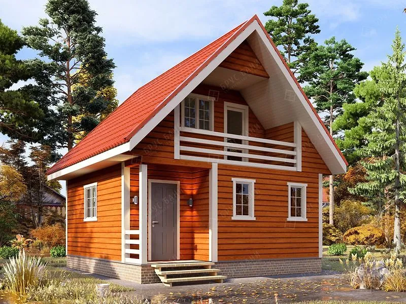 Баня из бруса Беломорск 6x6