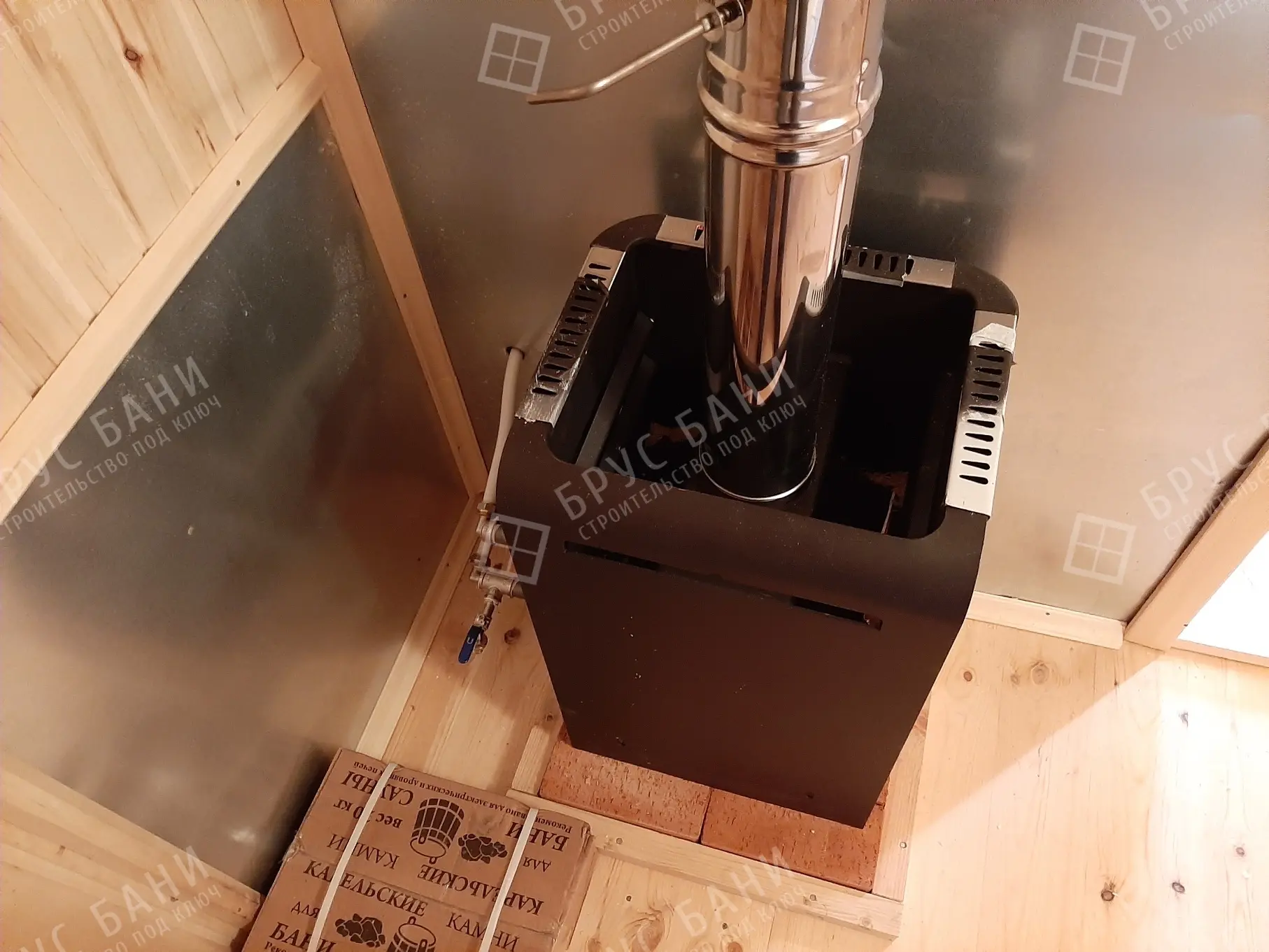 Бак навесной на печь