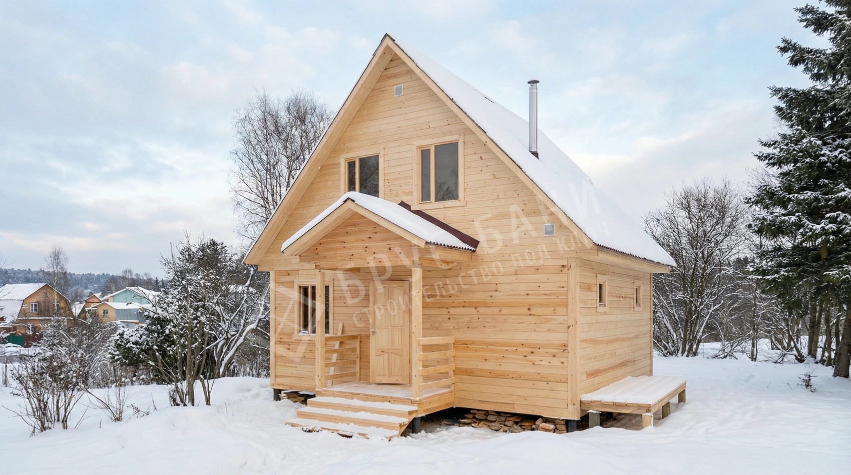 Баня из бруса 5х7 Великий Новгород 2