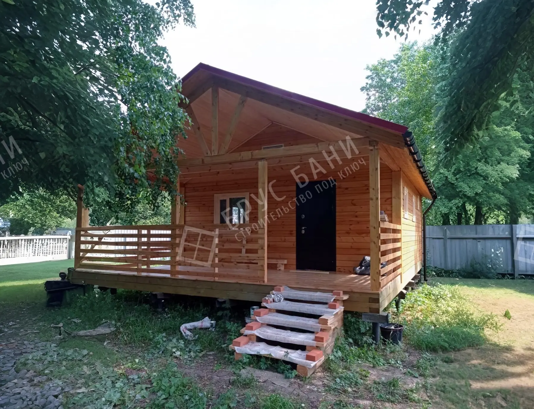 Баня из бруса 6х8,5