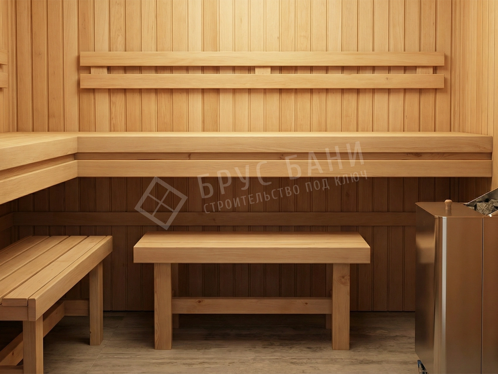 Полок в парной