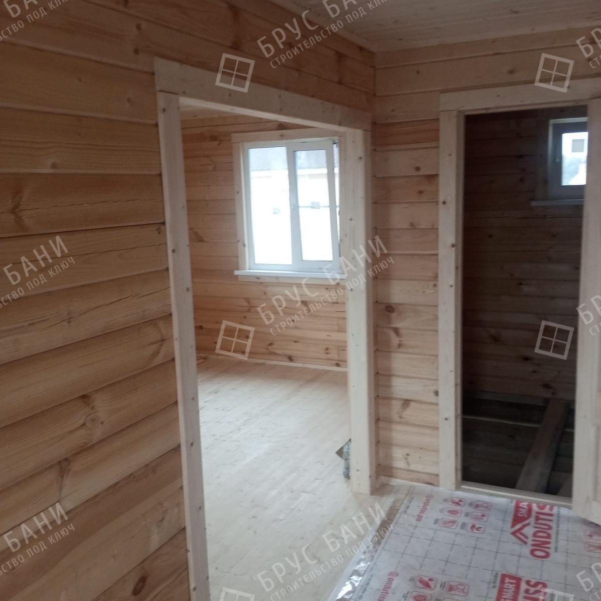 Внутренняя отделка дома из бруса 6х8